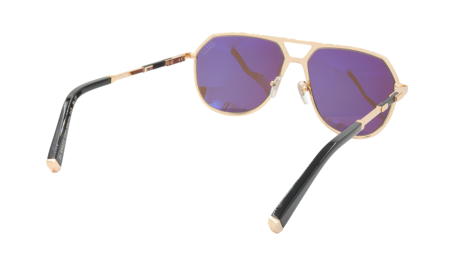 ZILLI Sunglasses Titanium Acetate Leather Polarized France Handmade ZI 65023 C07