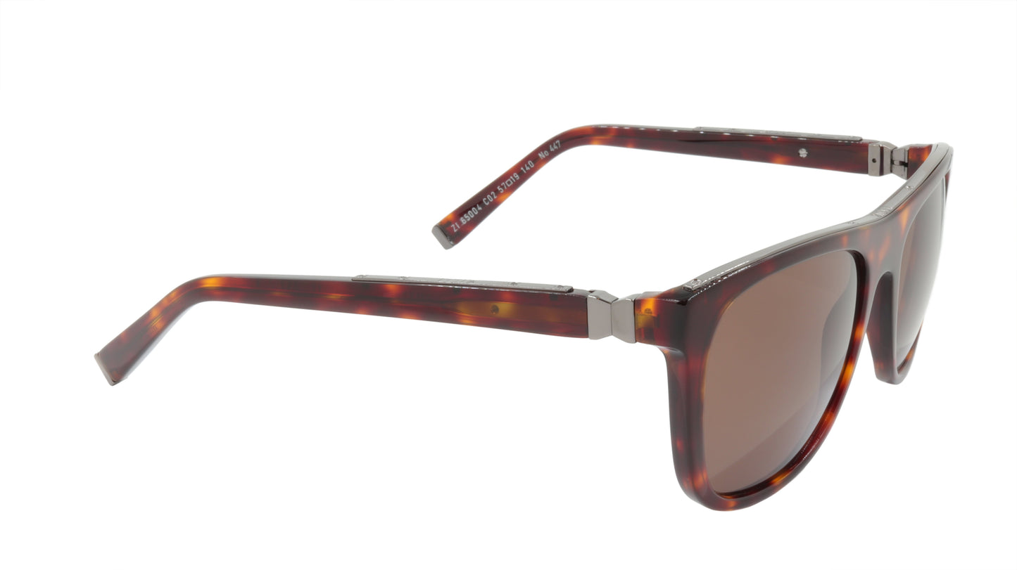 ZILLI Sunglasses Titanium Acetate Polarized France Handmade ZI 65004 C02