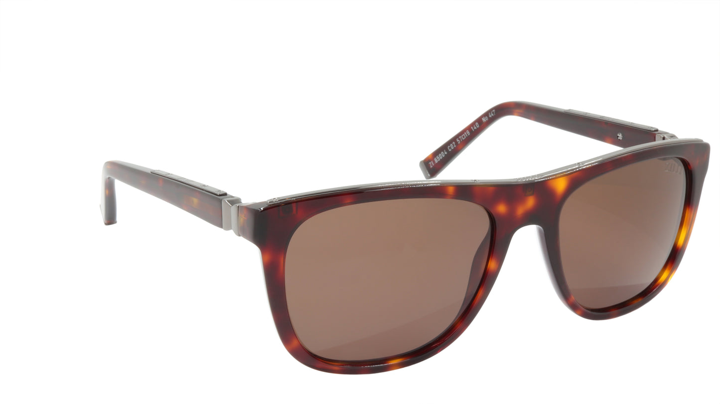 ZILLI Sunglasses Titanium Acetate Polarized France Handmade ZI 65004 C02