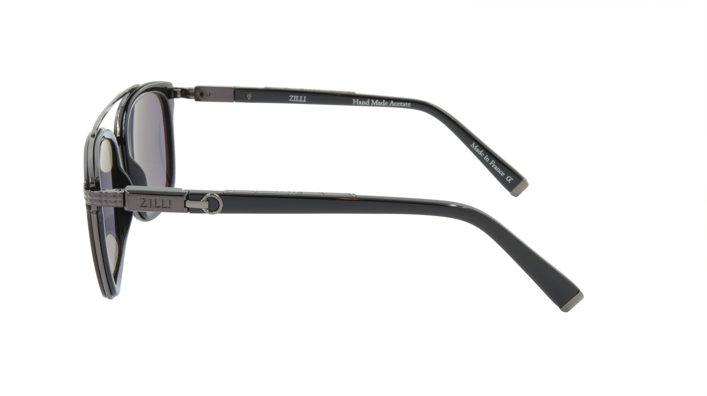 ZILLI Sunglasses Titanium Acetate Polarized France Handmade ZI 65014 C02