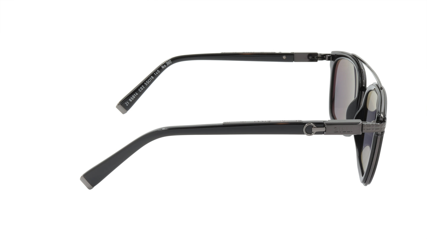 ZILLI Sunglasses Titanium Acetate Polarized France Handmade ZI 65014 C02