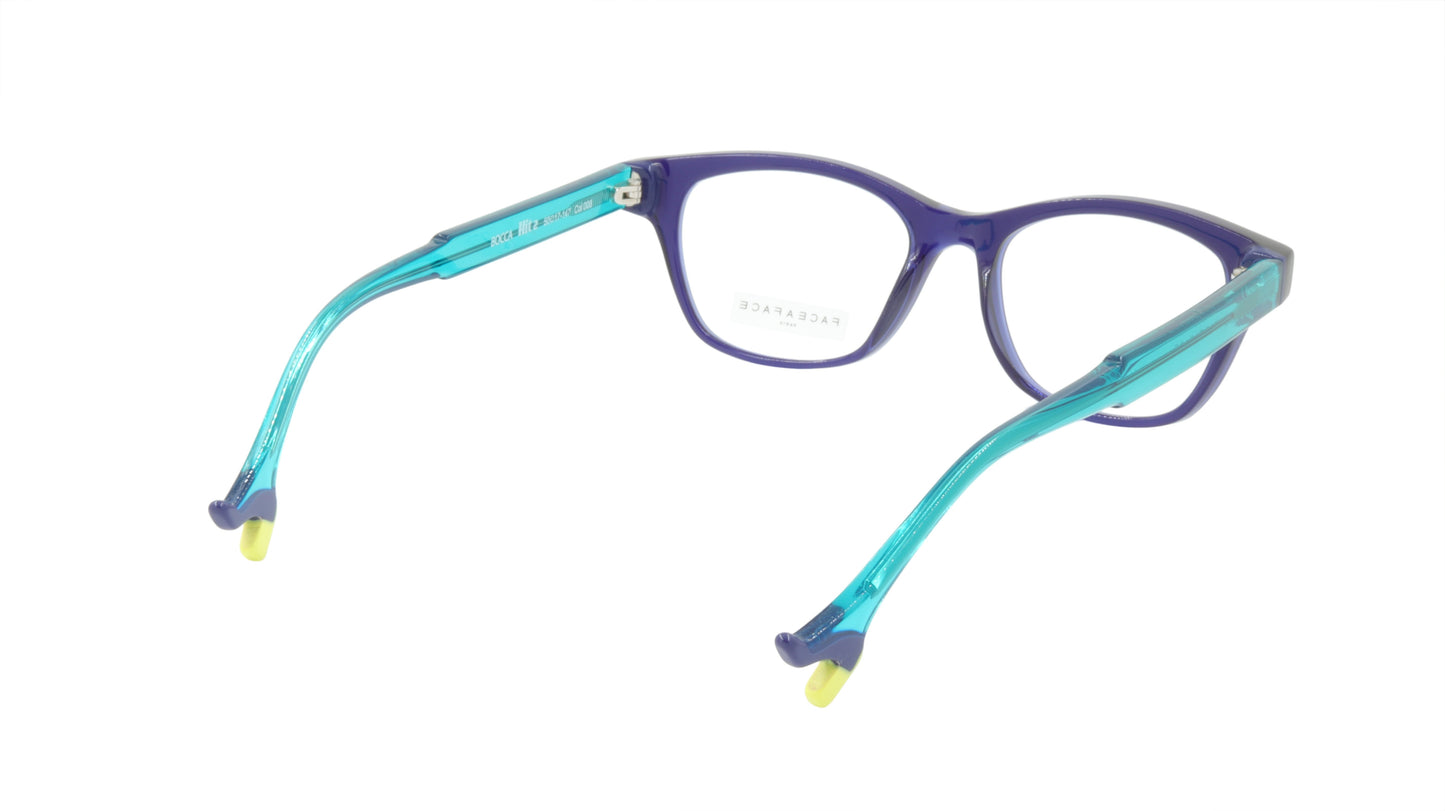 Face A Face Eyeglasses Frame BOCCA HIT 2 Col. 008 Acetate Ink Blue