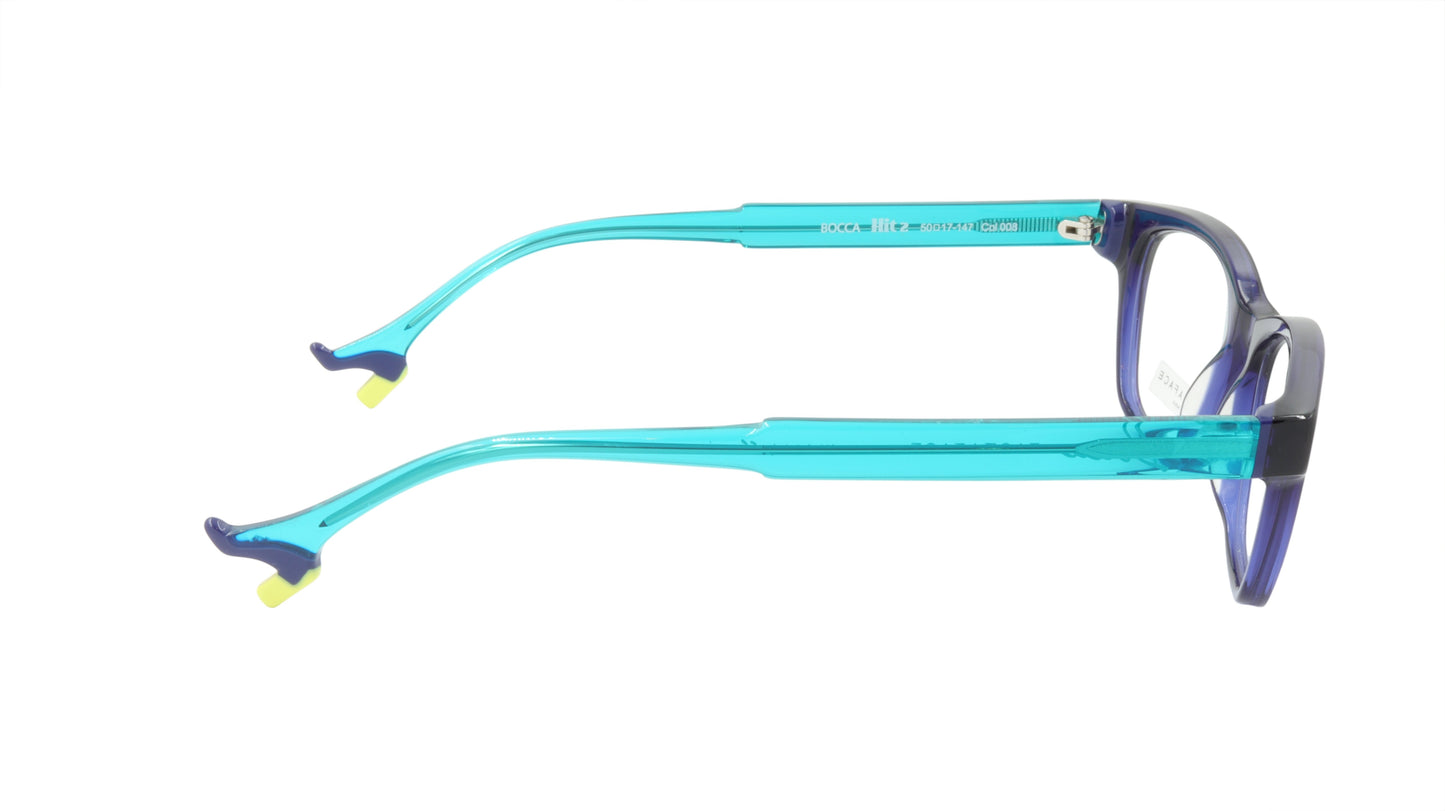 Face A Face Eyeglasses Frame BOCCA HIT 2 Col. 008 Acetate Ink Blue