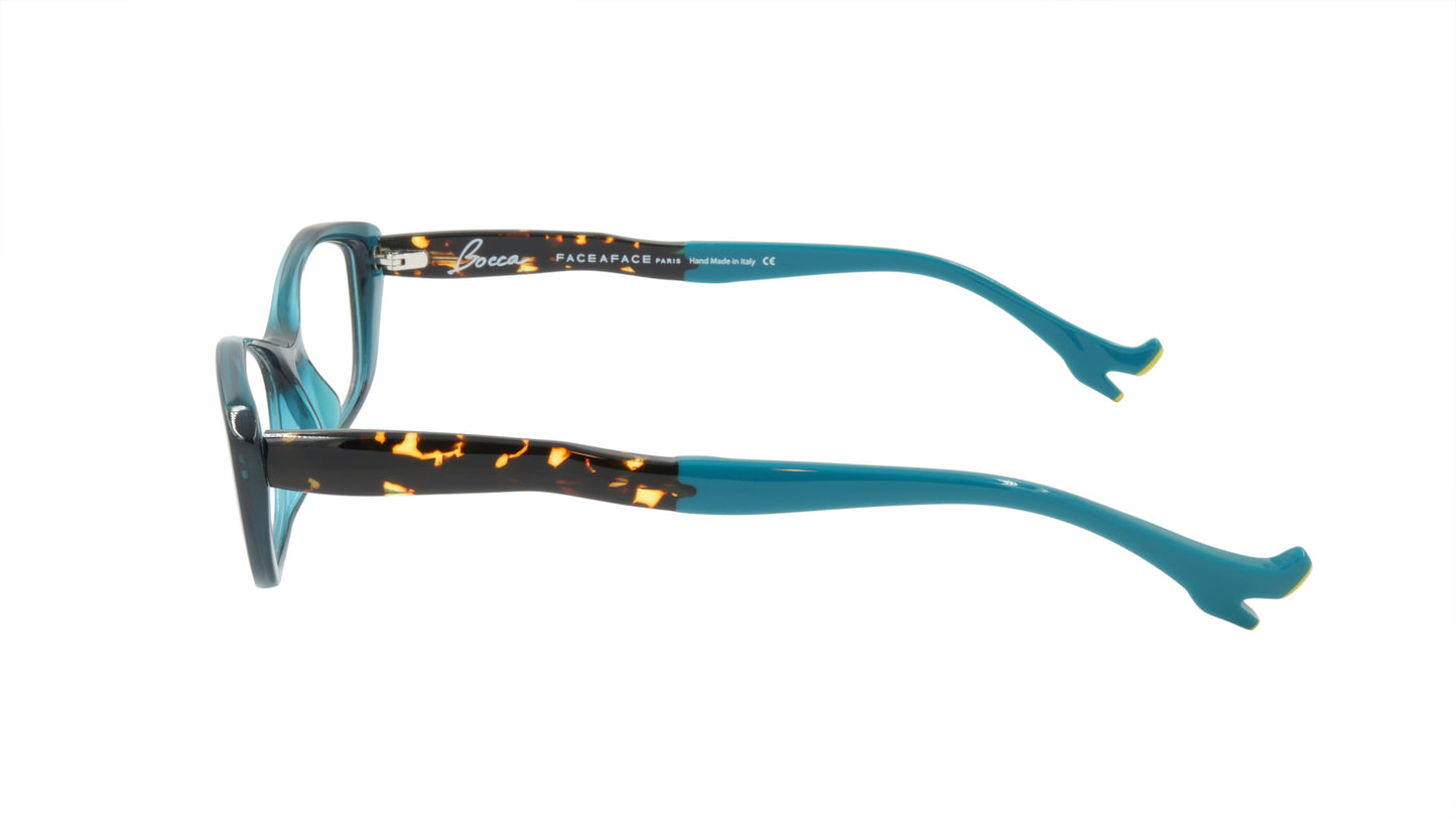 Face A Face Eyeglasses Frame BOCCA SEXY 4 Col. 2045 Acetate Dark Transparent