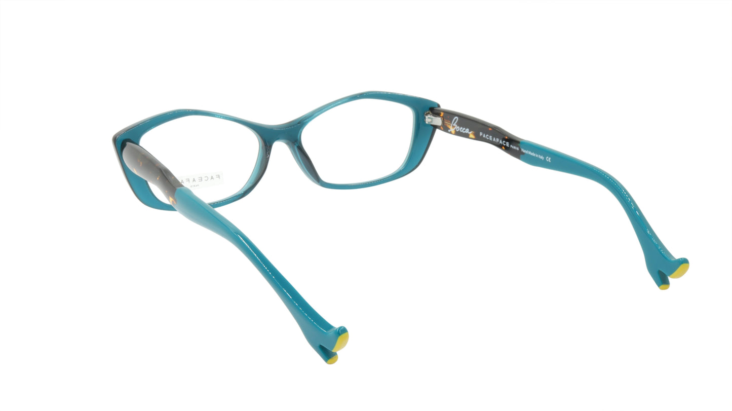Face A Face Eyeglasses Frame BOCCA SEXY 4 Col. 2045 Acetate Dark Transparent