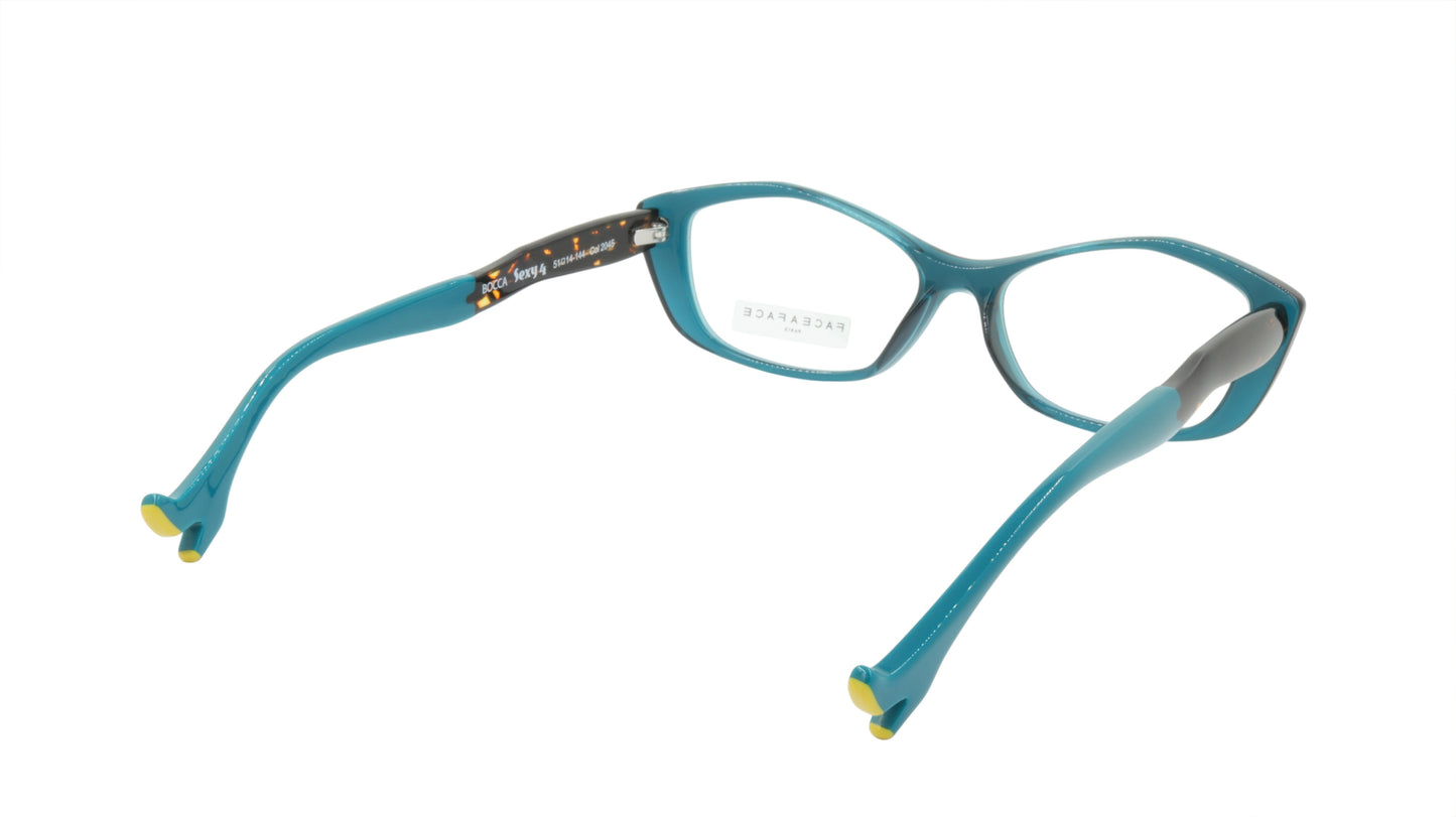 Face A Face Eyeglasses Frame BOCCA SEXY 4 Col. 2045 Acetate Dark Transparent