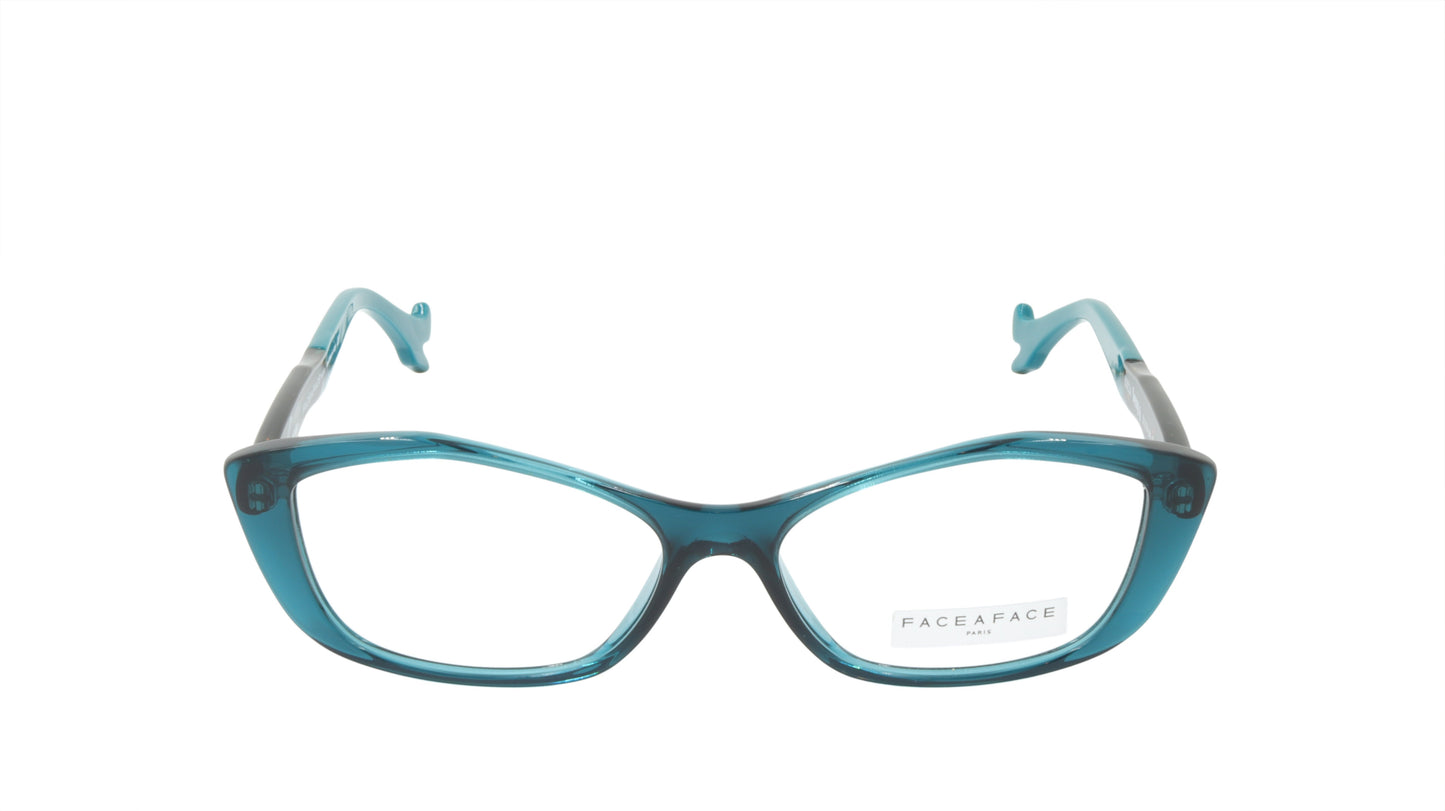 Face A Face Eyeglasses Frame BOCCA SEXY 4 Col. 2045 Acetate Dark Transparent