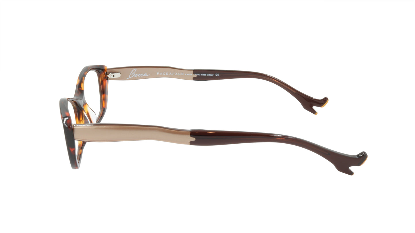 Face A Face Eyeglasses Frame BOCCA SEXY 4 Col. 476 Acetate Tortoise Beige Brown