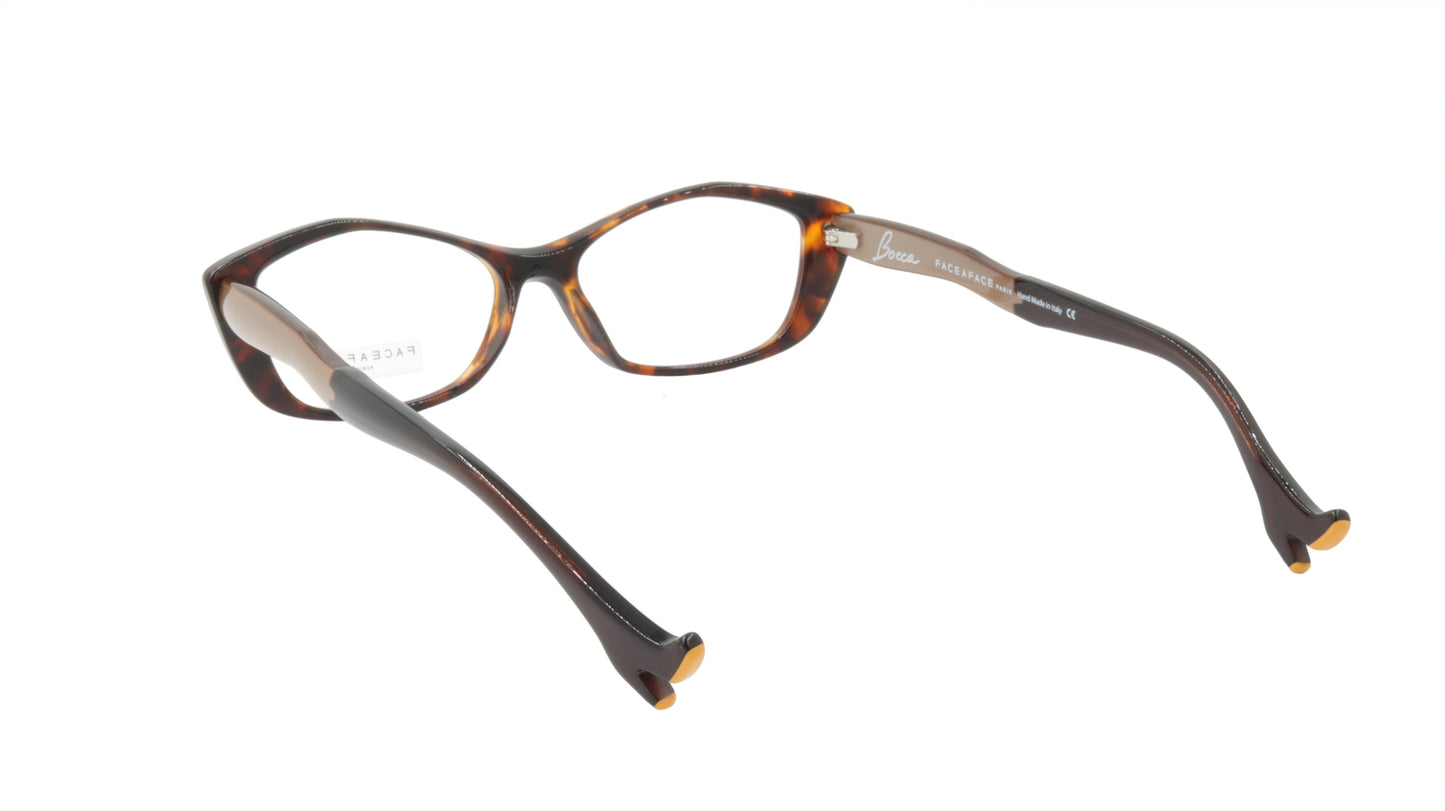 Face A Face Eyeglasses Frame BOCCA SEXY 4 Col. 476 Acetate Tortoise Beige Brown