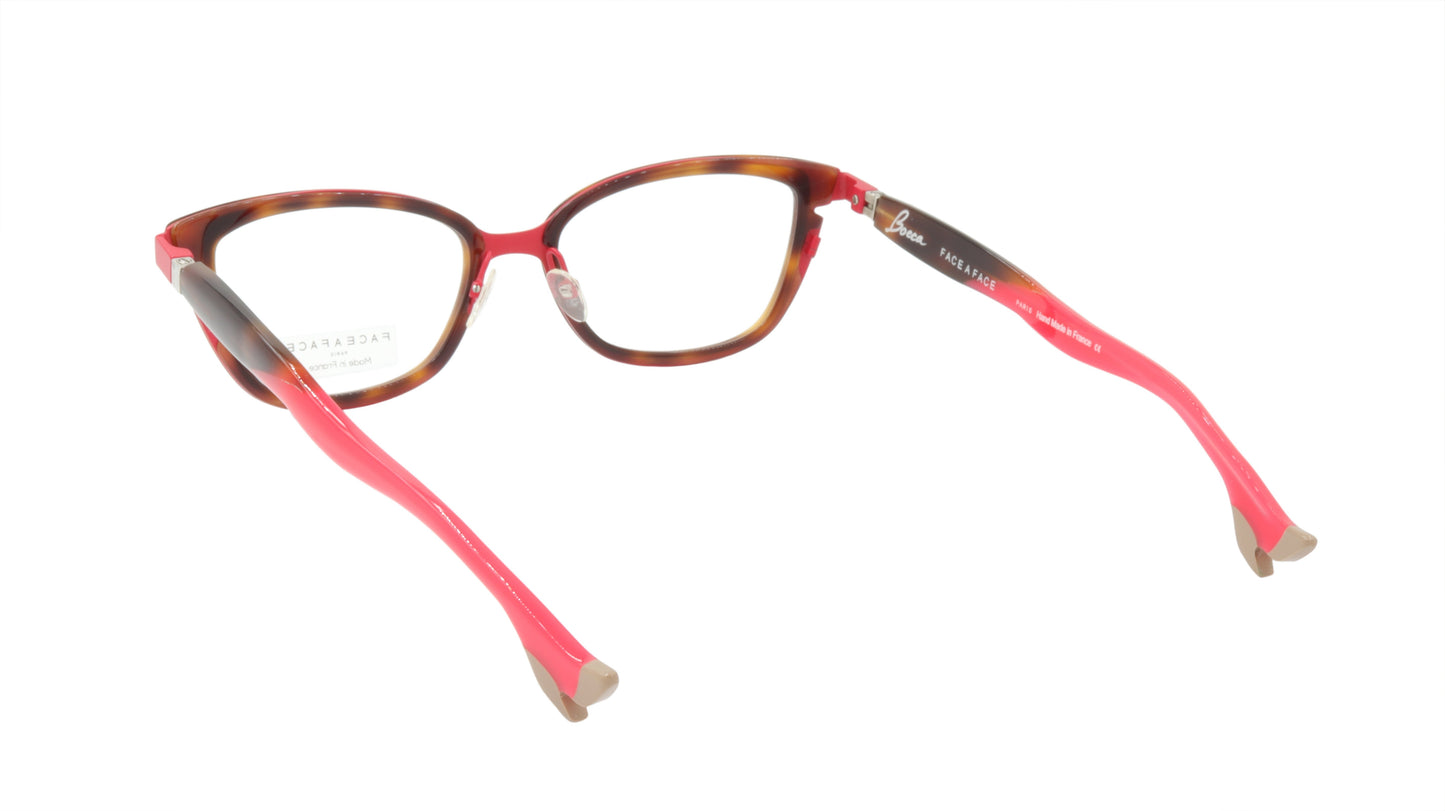 Face A Face Eyeglasses Frame BOCCA STAR 1 Col. 982M Acetate Matte Cherry Red