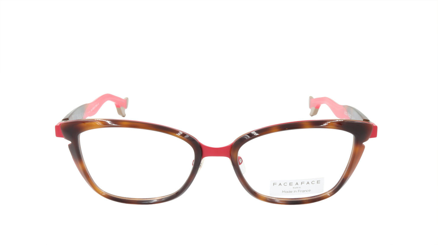 Face A Face Eyeglasses Frame BOCCA STAR 1 Col. 982M Acetate Matte Cherry Red