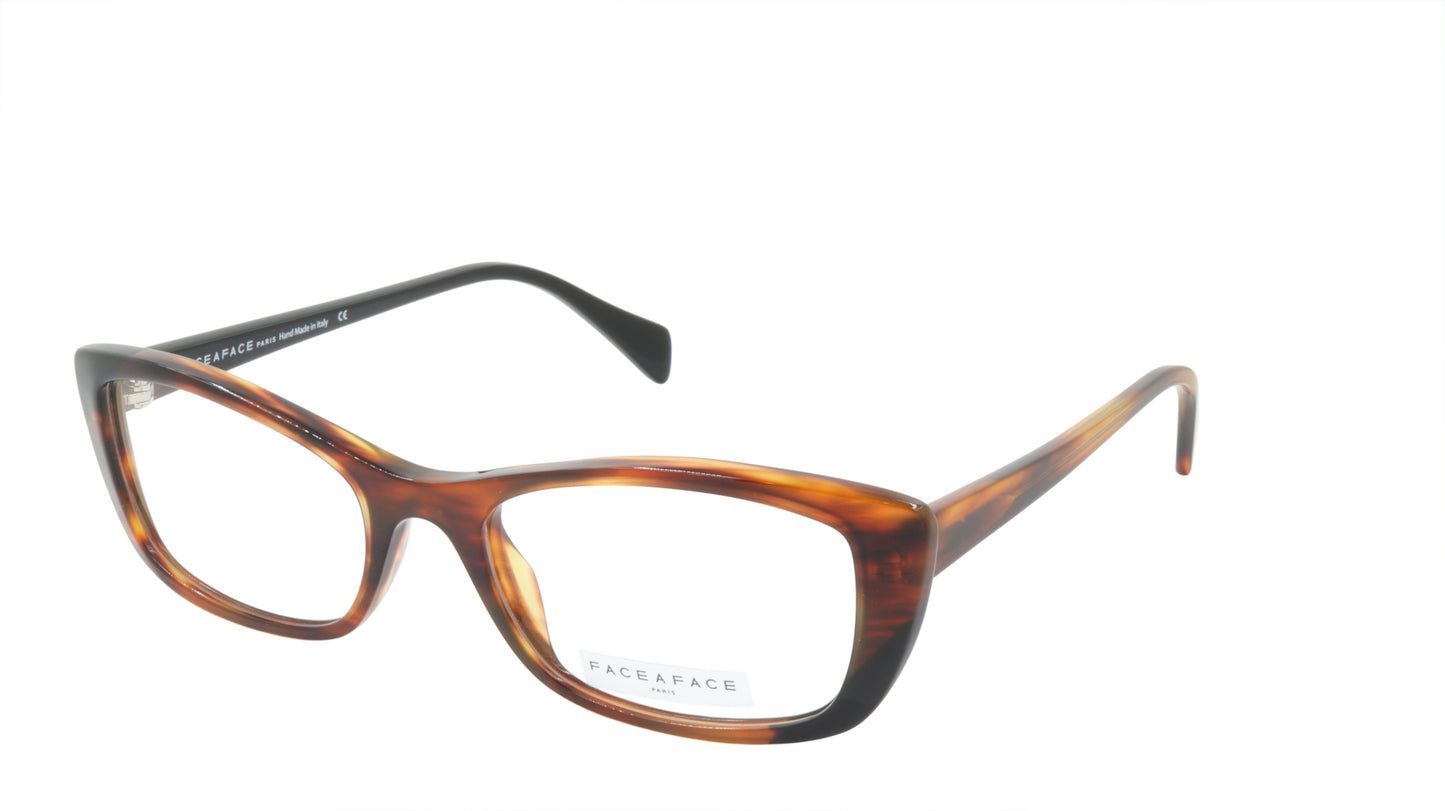 Face A Face Eyeglasses Frame WINDS 2 Col. 167 Acetate Brown Horn