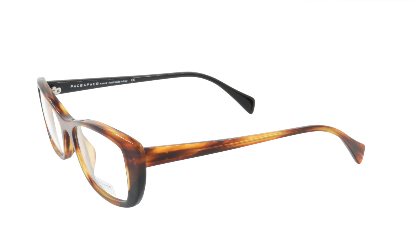 Face A Face Eyeglasses Frame WINDS 2 Col. 167 Acetate Brown Horn