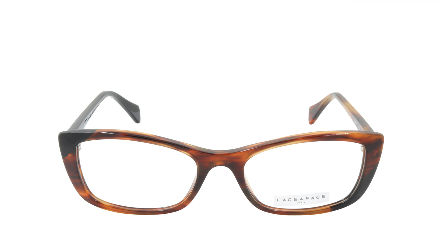 Face A Face Eyeglasses Frame WINDS 2 Col. 167 Acetate Brown Horn