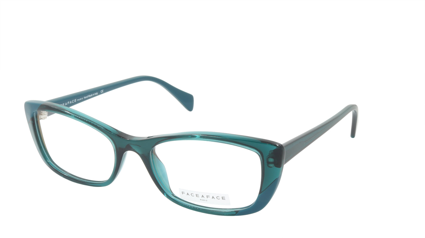 Face A Face Eyeglasses Frame WINDS 2 Col. 2045 Acetate Duck Blue