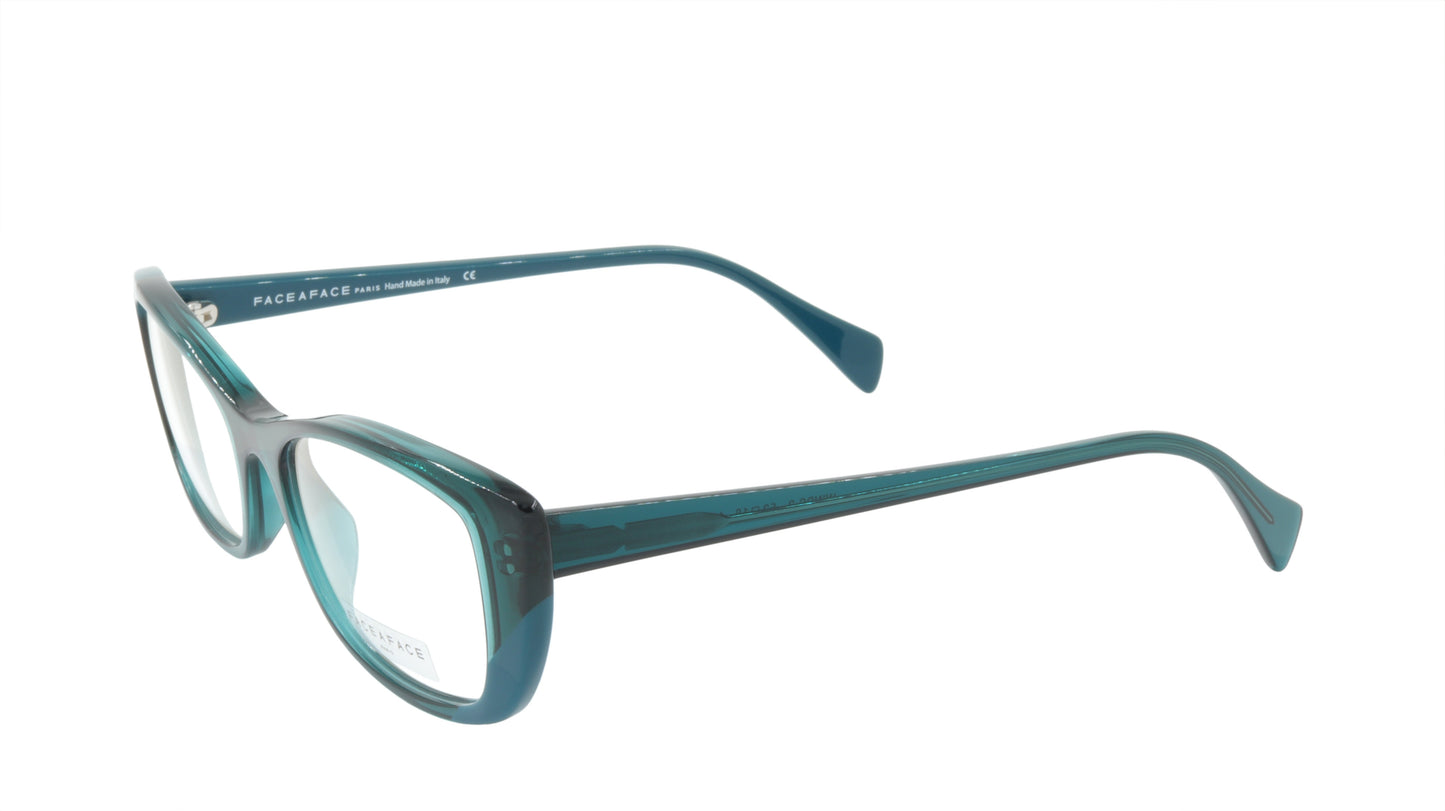 Face A Face Eyeglasses Frame WINDS 2 Col. 2045 Acetate Duck Blue