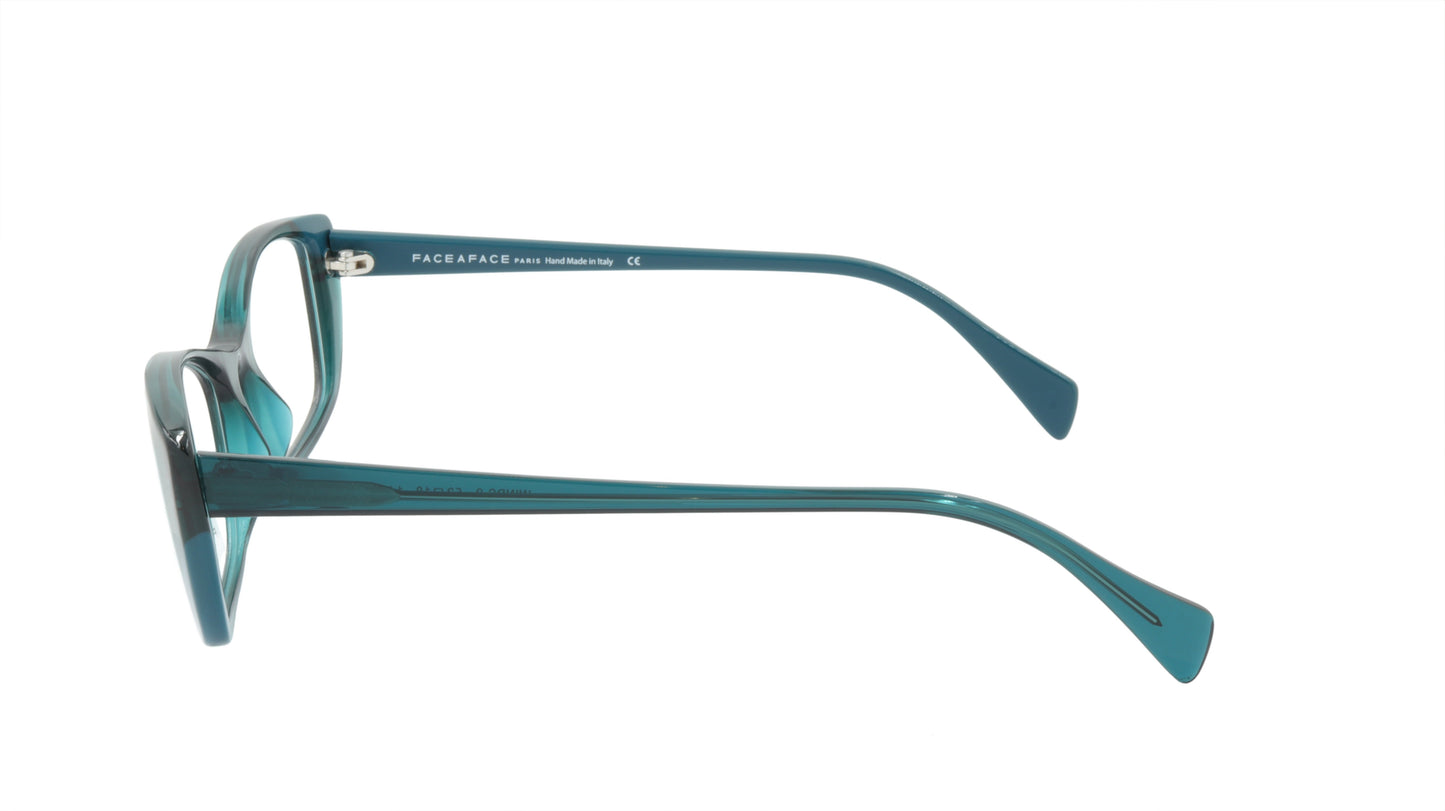 Face A Face Eyeglasses Frame WINDS 2 Col. 2045 Acetate Duck Blue