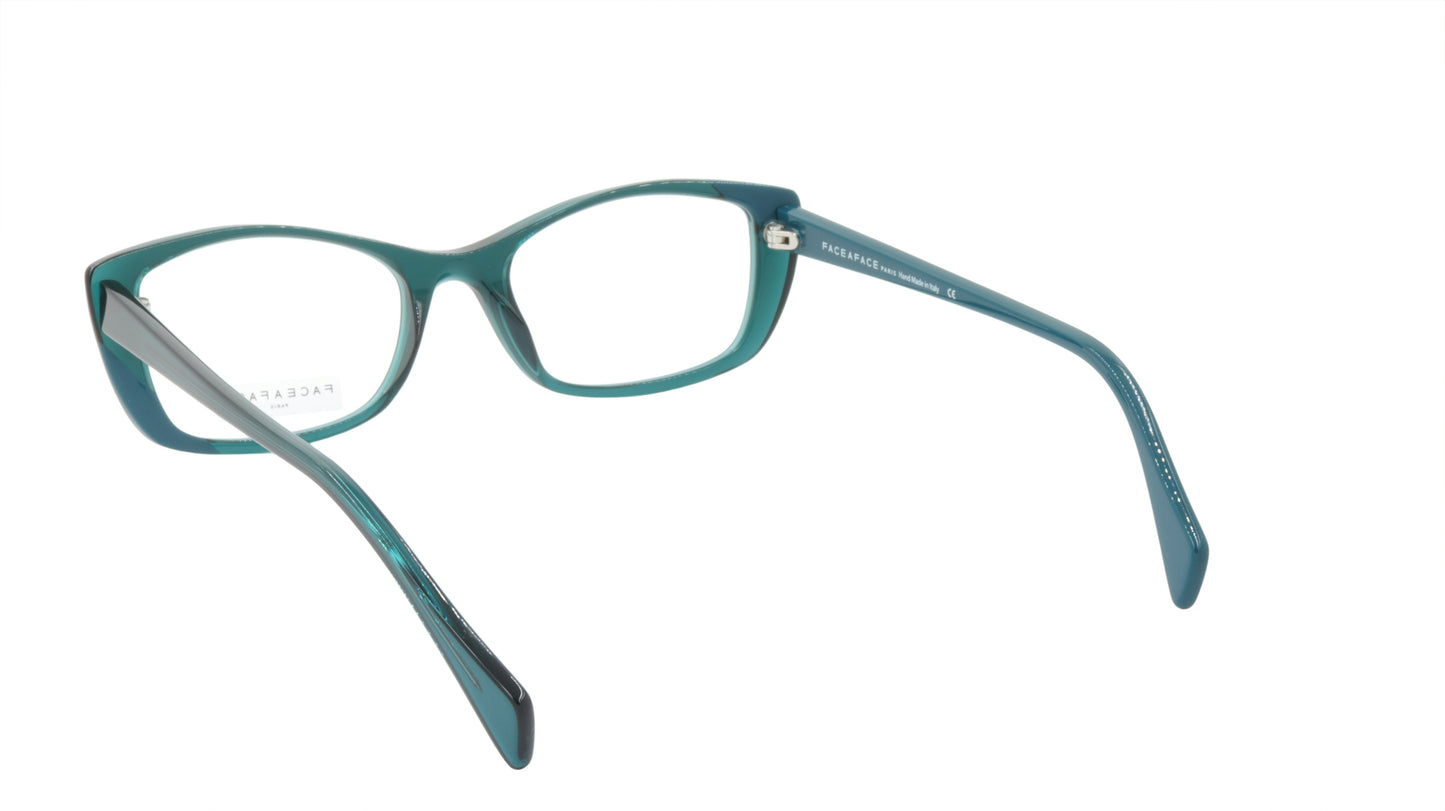 Face A Face Eyeglasses Frame WINDS 2 Col. 2045 Acetate Duck Blue