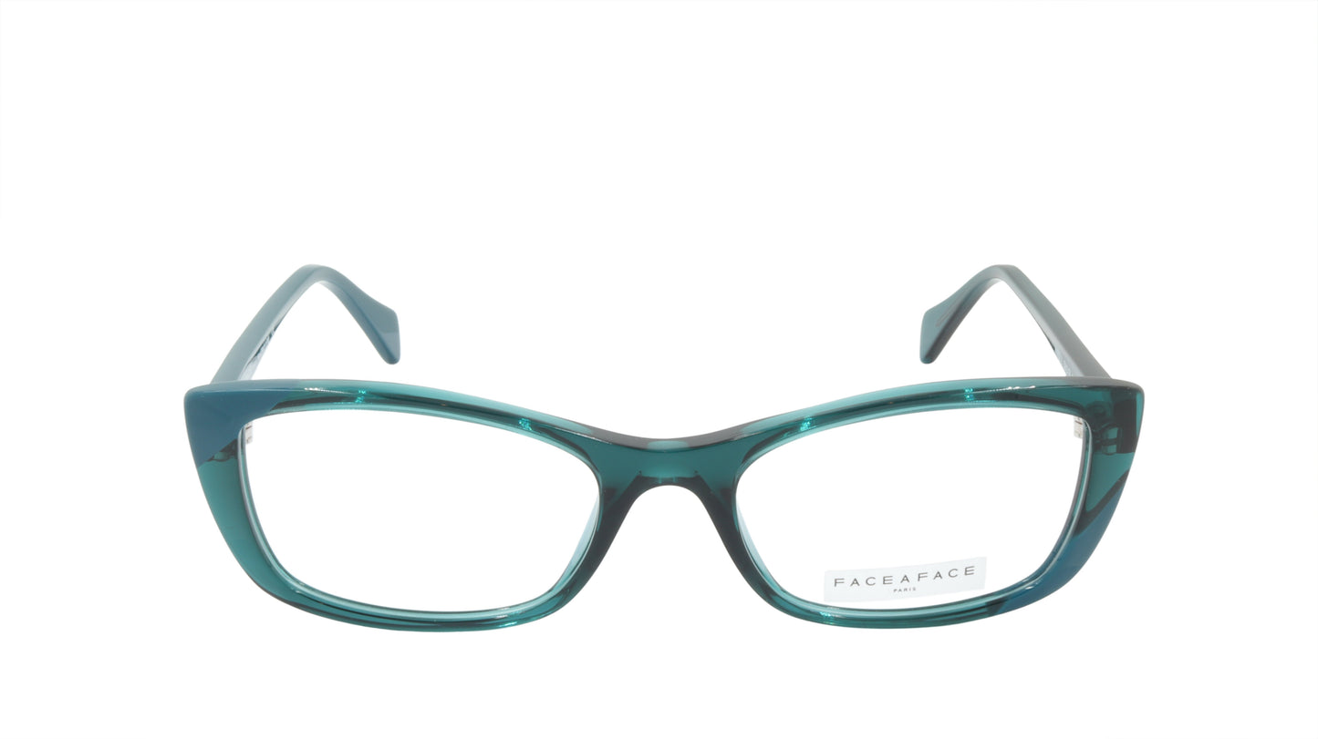 Face A Face Eyeglasses Frame WINDS 2 Col. 2045 Acetate Duck Blue