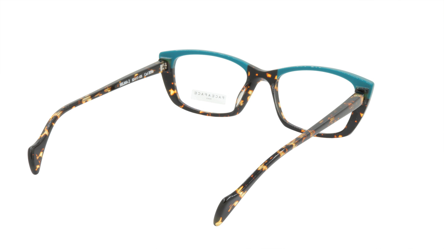 Face A Face Eyeglasses Frame SELMA 2 Col. 2056 Acetate Spotted Tortoise