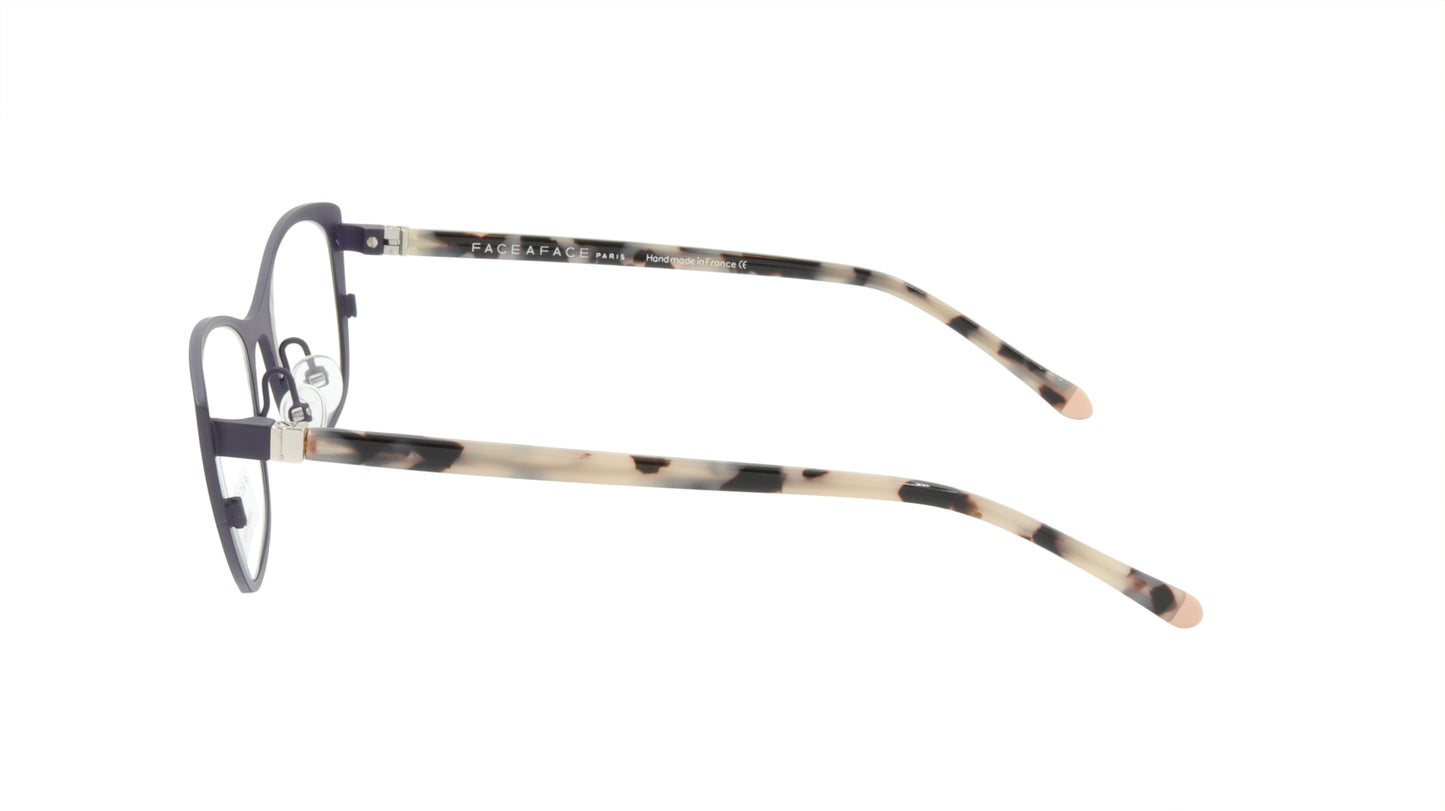 Face A Face Eyeglasses Frame JOYCE 1 Col. 9420 Acetate Matte Dark Violet Pastel