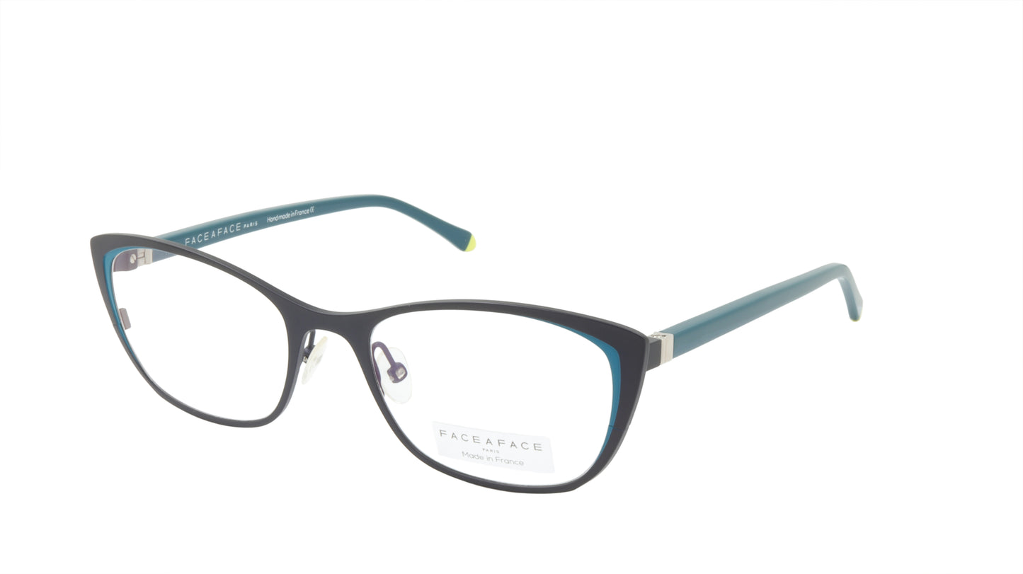 Face A Face Eyeglasses Frame JOYCE 1 Col. 9402 Acetate Matte Blueberry Violet