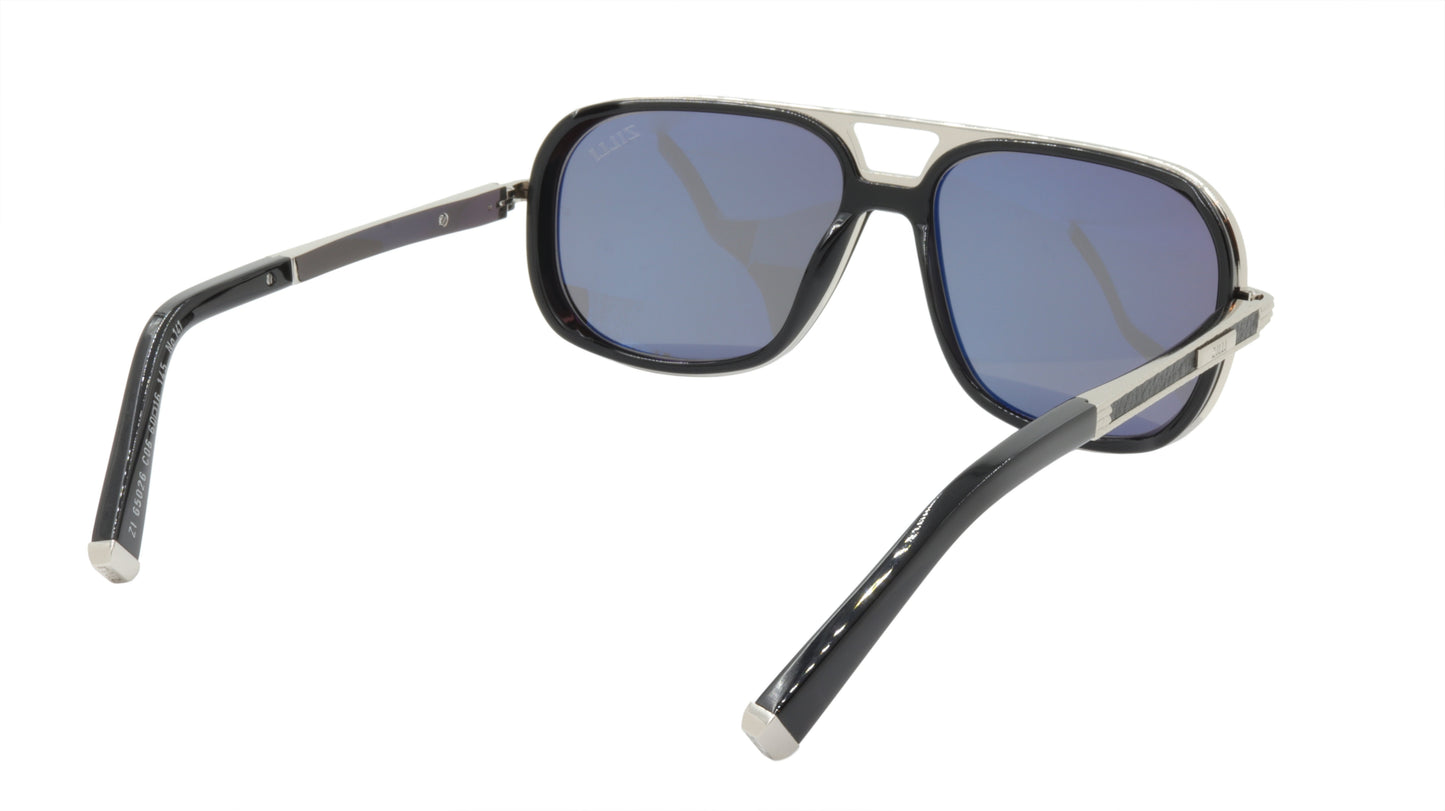 ZILLI Sunglasses Titanium Acetate Leather Polarized France Handmade ZI 65026 C06