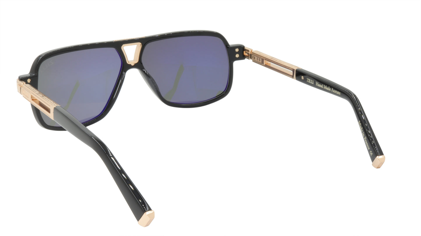 ZILLI Sunglasses Titanium Acetate Polarized France Handmade ZI 65036 C01