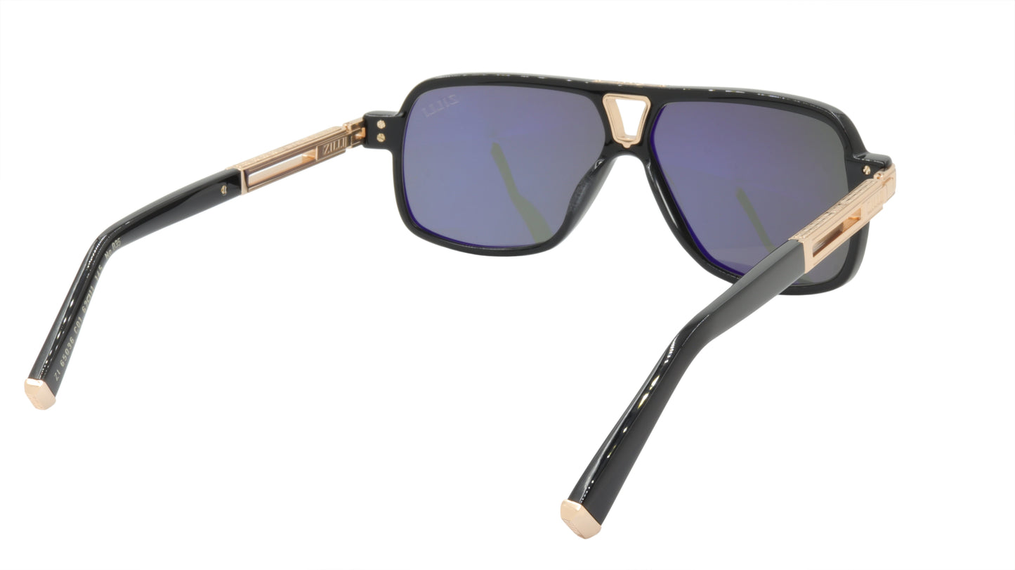 ZILLI Sunglasses Titanium Acetate Polarized France Handmade ZI 65036 C01