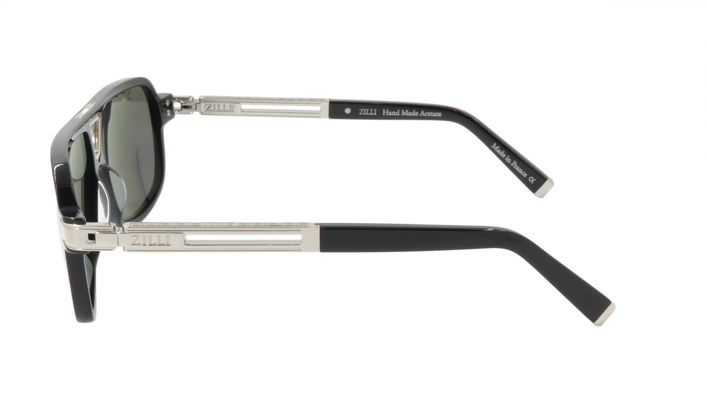 ZILLI Sunglasses Titanium Acetate Polarized France Handmade ZI 65036 C02