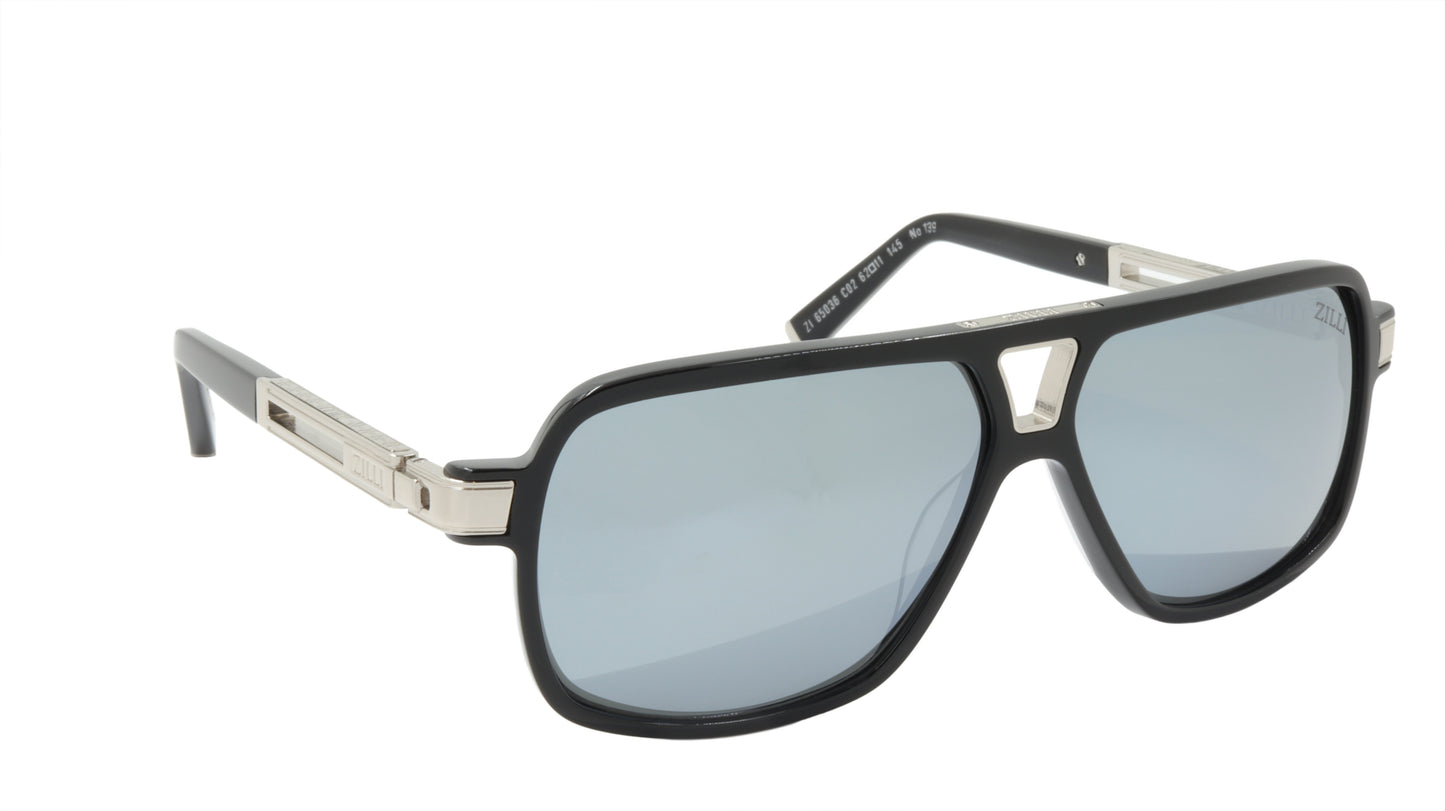 ZILLI Sunglasses Titanium Acetate Polarized France Handmade ZI 65036 C02