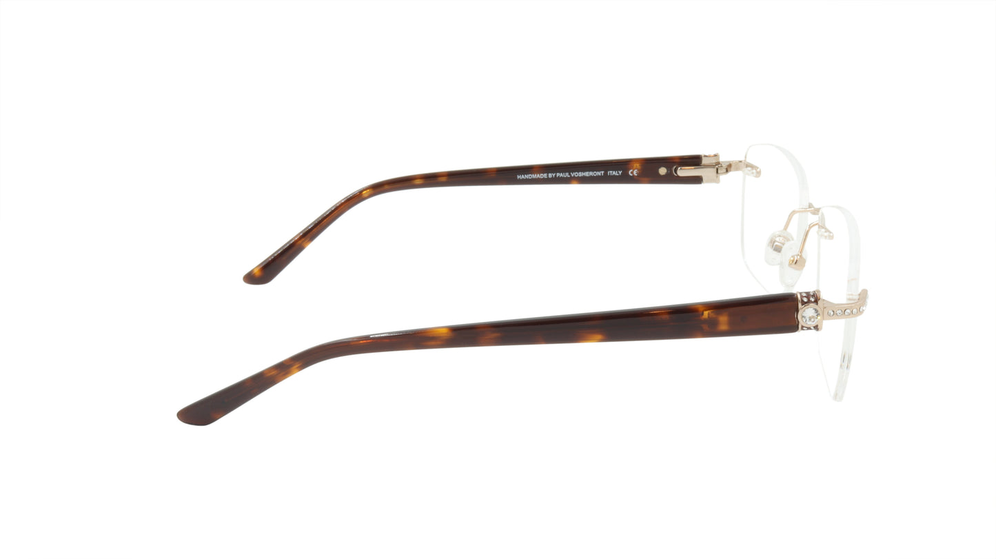 Paul Vosheront Tapered Square Rimless Titanium Optical Eyewear