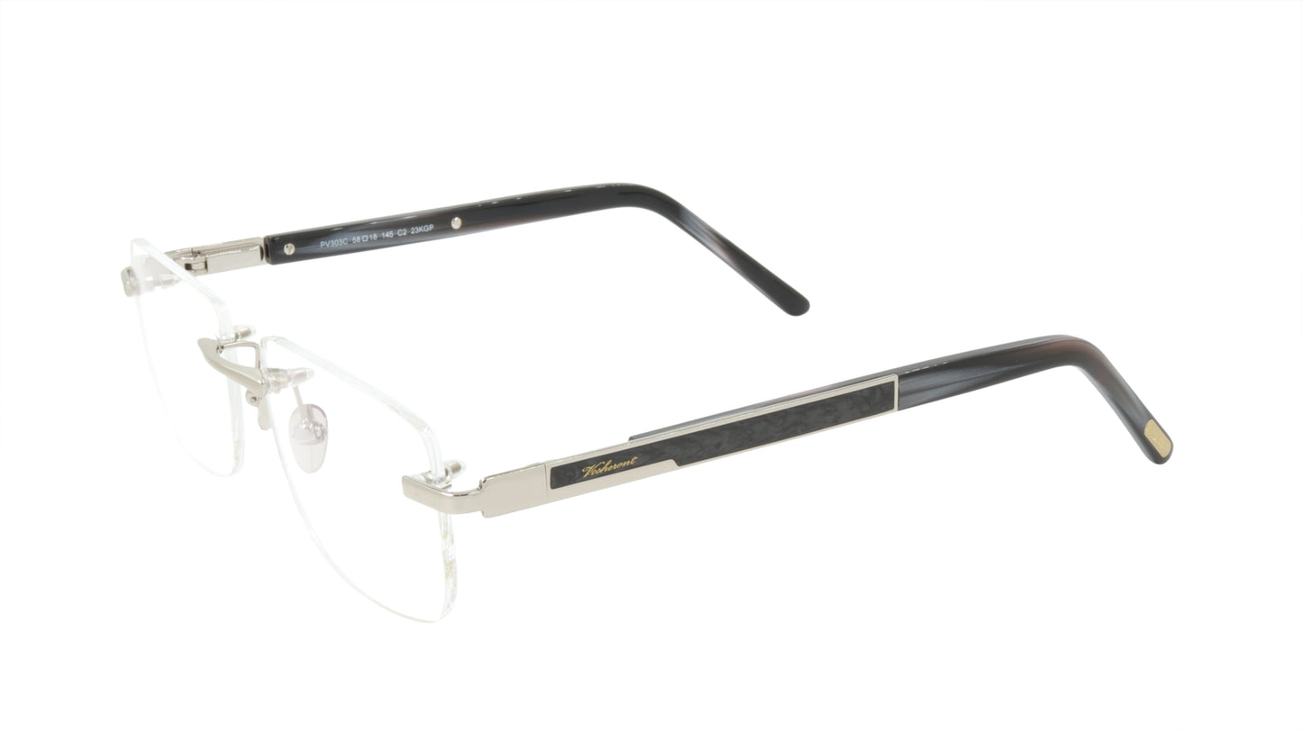 Paul Vosheront Rimless Eyeglasses Crafted from Titanium