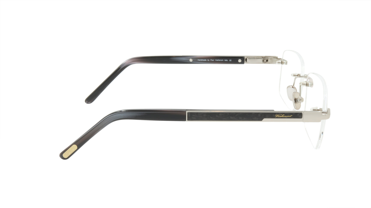 Paul Vosheront Rimless Eyeglasses Crafted from Titanium