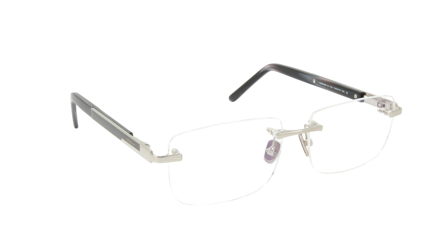 Paul Vosheront Rimless Eyeglasses Crafted from Titanium