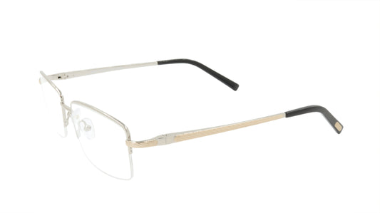 Paul Vosheront Men's Eyeglasses Mix of Gold and Silver Titanium