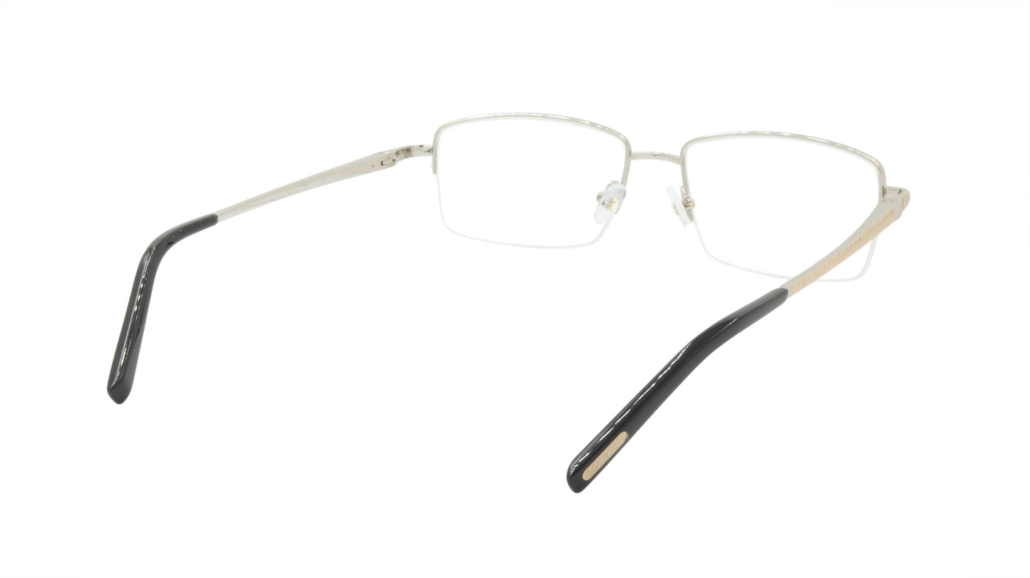 Paul Vosheront Men's Eyeglasses Mix of Gold and Silver Titanium
