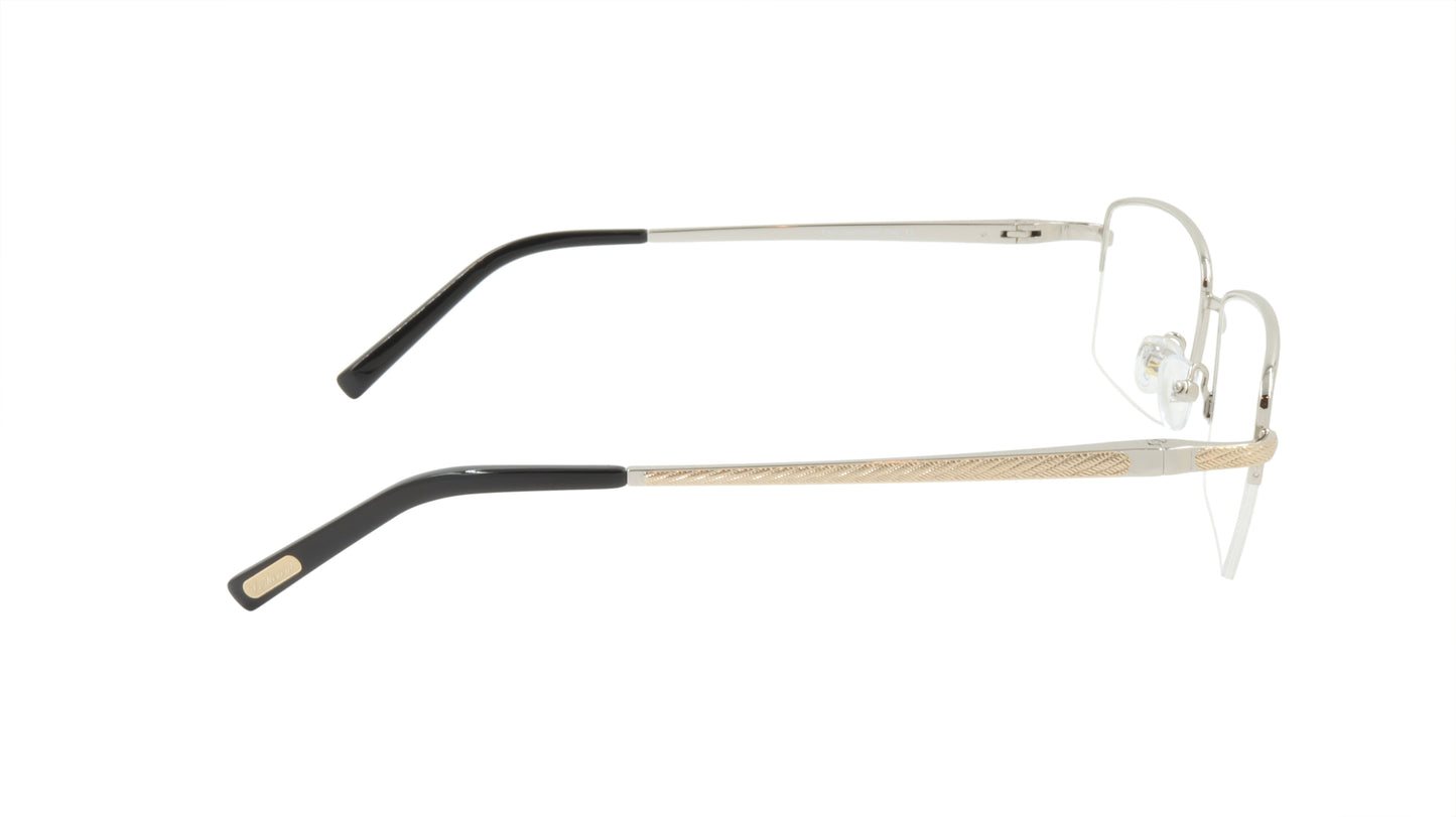 Paul Vosheront Men's Eyeglasses Mix of Gold and Silver Titanium