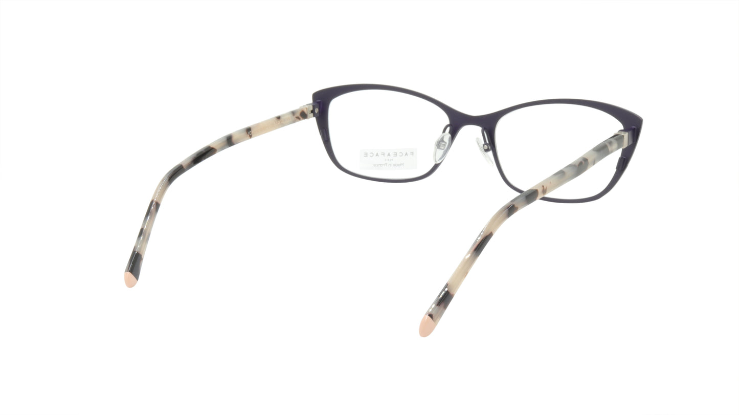 Face A Face Eyewear in a Dark Violet and Pastel Pink Fashion