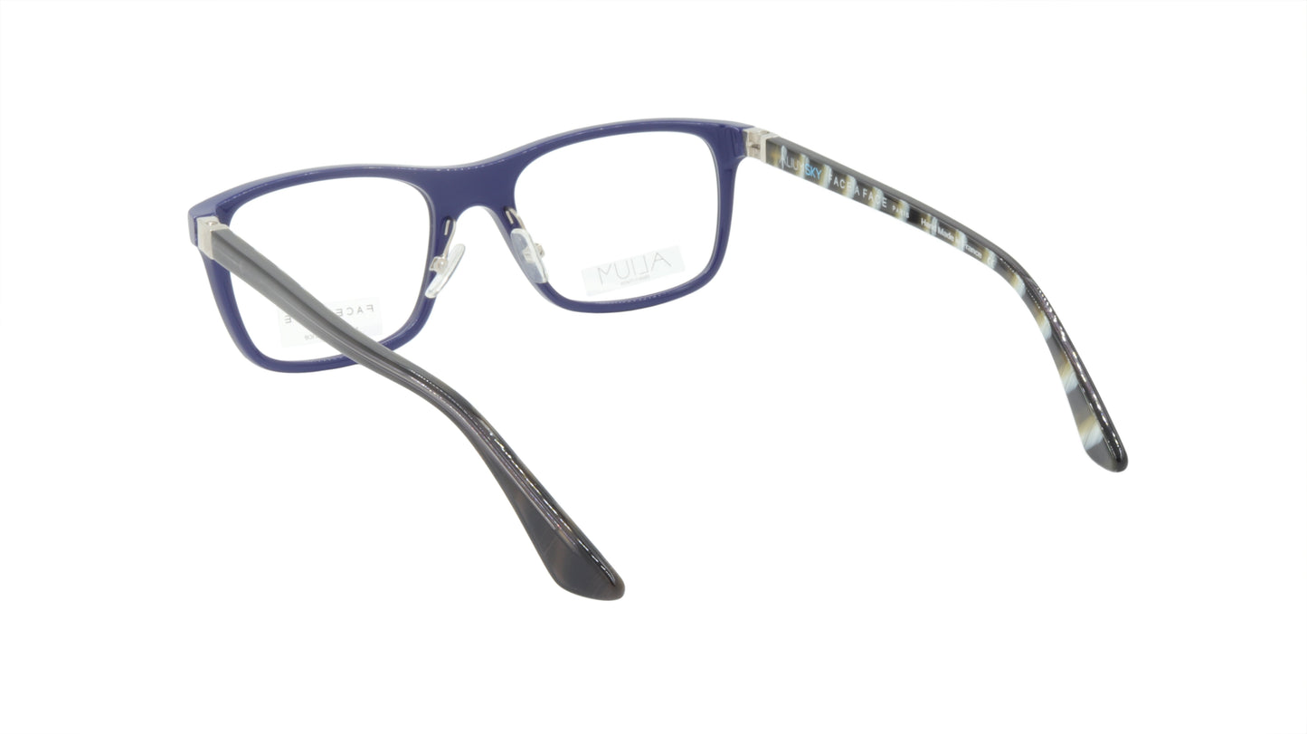 Face A Face ALIUM SKY 2 4013 Navy Blue Light Mauve Eyeglasses France