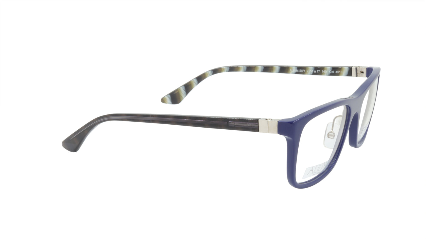 Face A Face ALIUM SKY 2 4013 Navy Blue Light Mauve Eyeglasses France