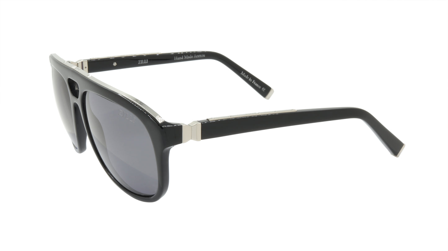 ZILLI Sunglasses Titanium Acetate Polarized France Handmade ZI 65005 C03