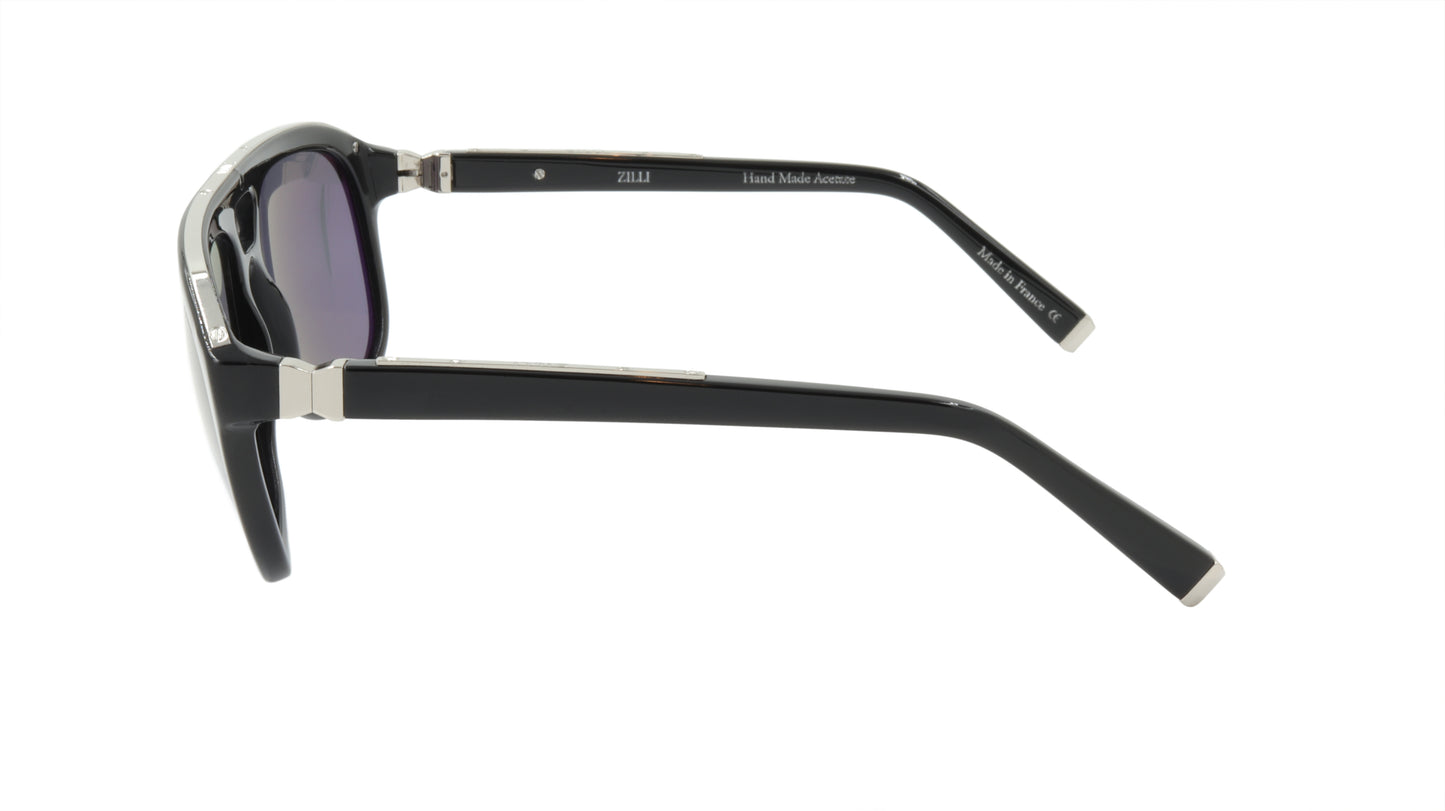 ZILLI Sunglasses Titanium Acetate Polarized France Handmade ZI 65005 C03