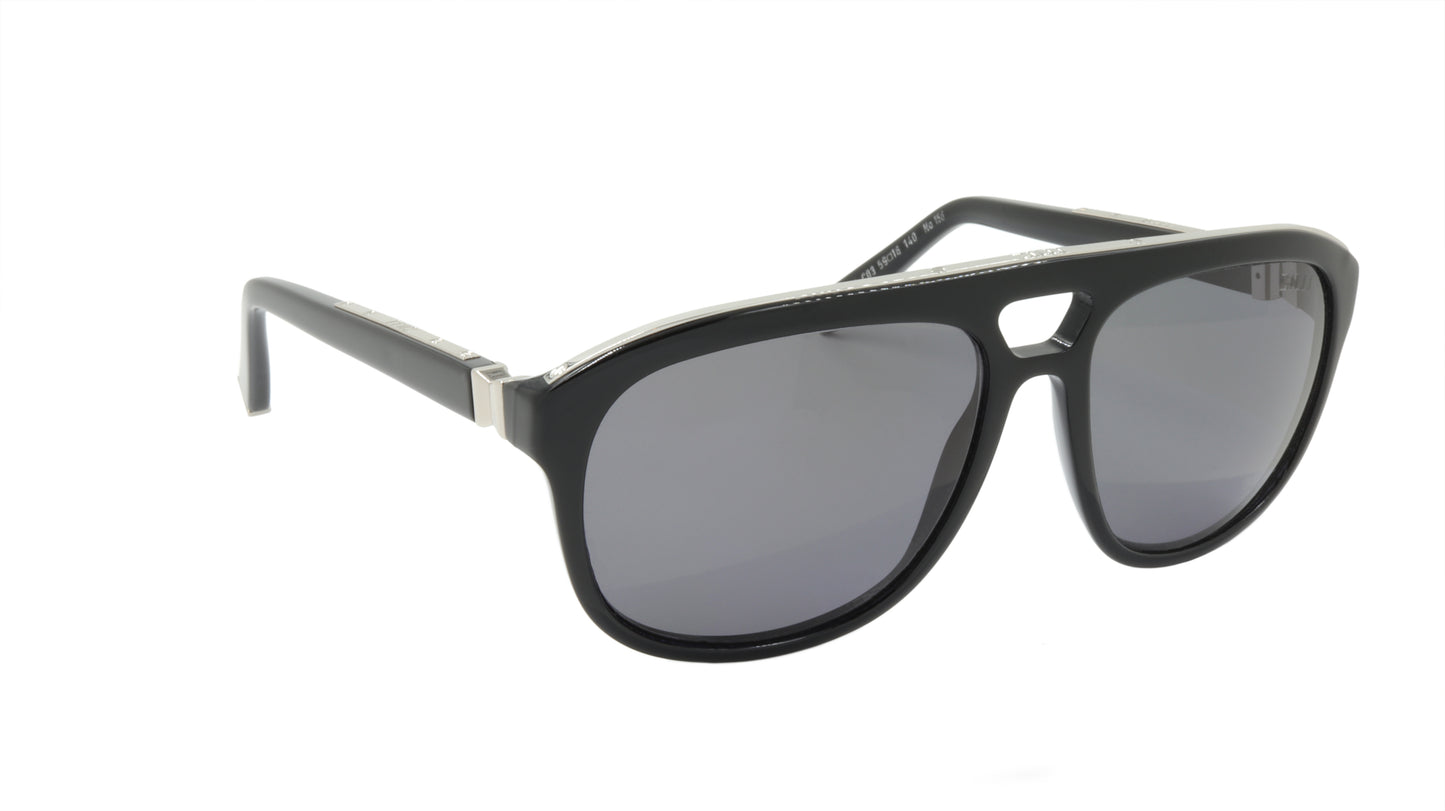 ZILLI Sunglasses Titanium Acetate Polarized France Handmade ZI 65005 C03