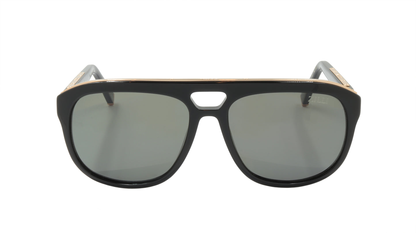 ZILLI Sunglasses Titanium Acetate Polarized France Handmade ZI 65005 C01