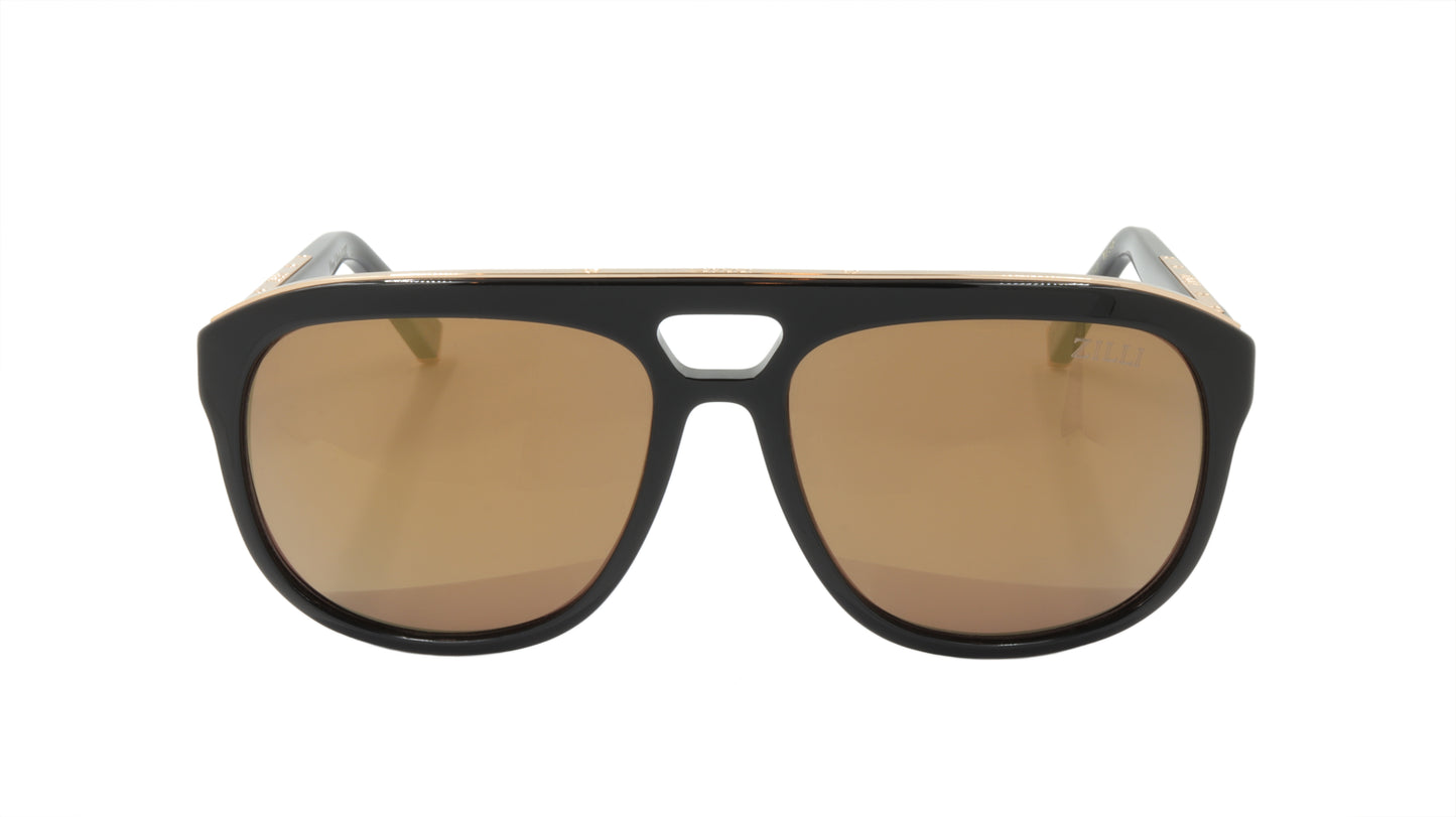 ZILLI Sunglasses Titanium Acetate Polarized France Handmade ZI 65005 C04