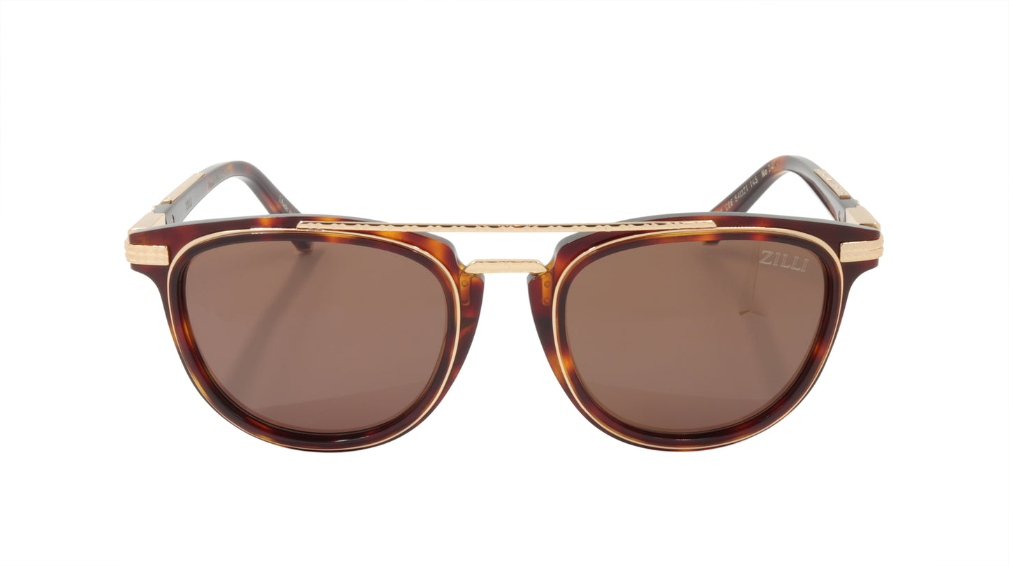 ZILLI Sunglasses Titanium Acetate Polarized France Handmade ZI 65019 C06
