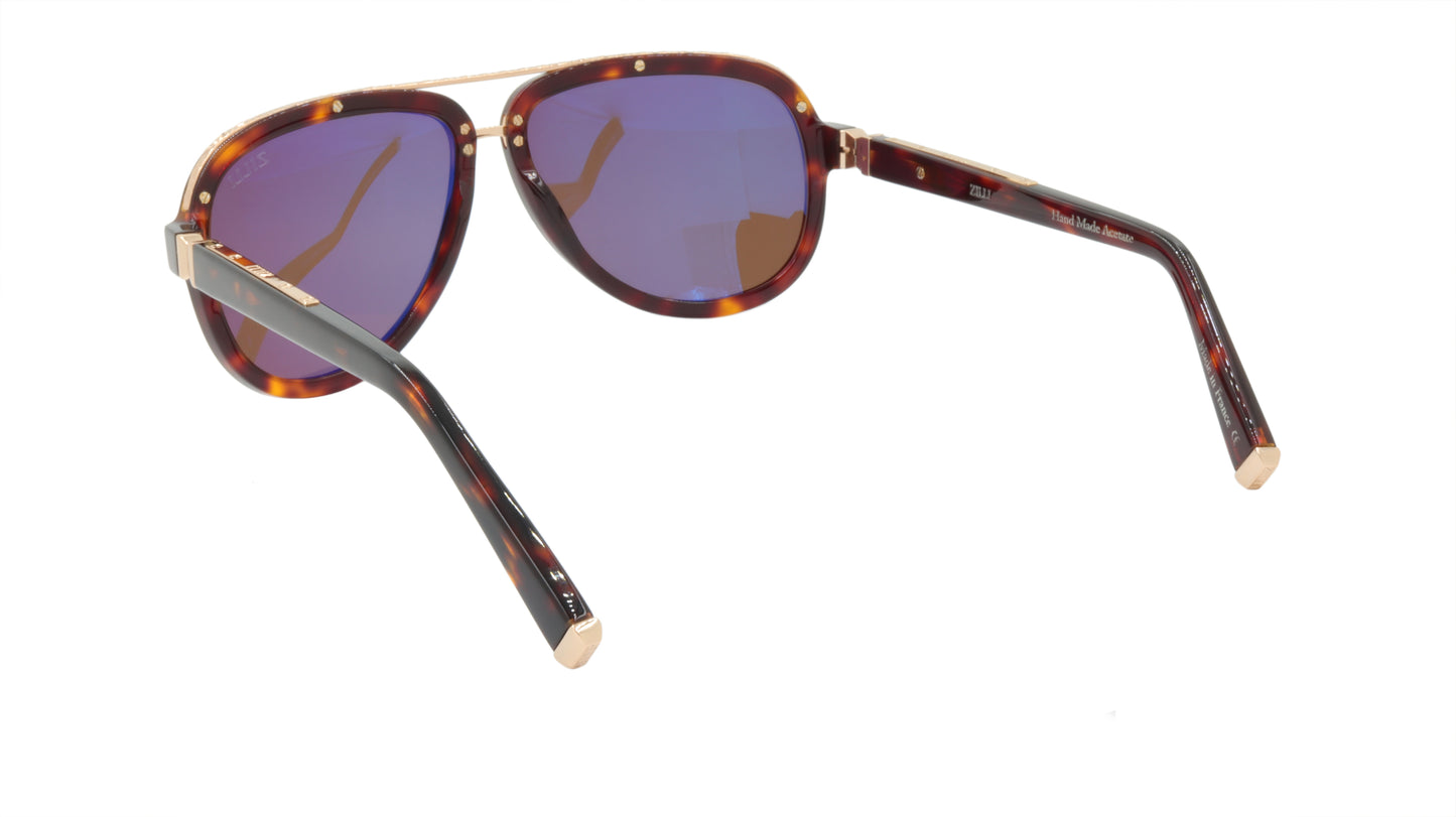 ZILLI Sunglasses Titanium Acetate Polarized France Handmade ZI 65003 C02