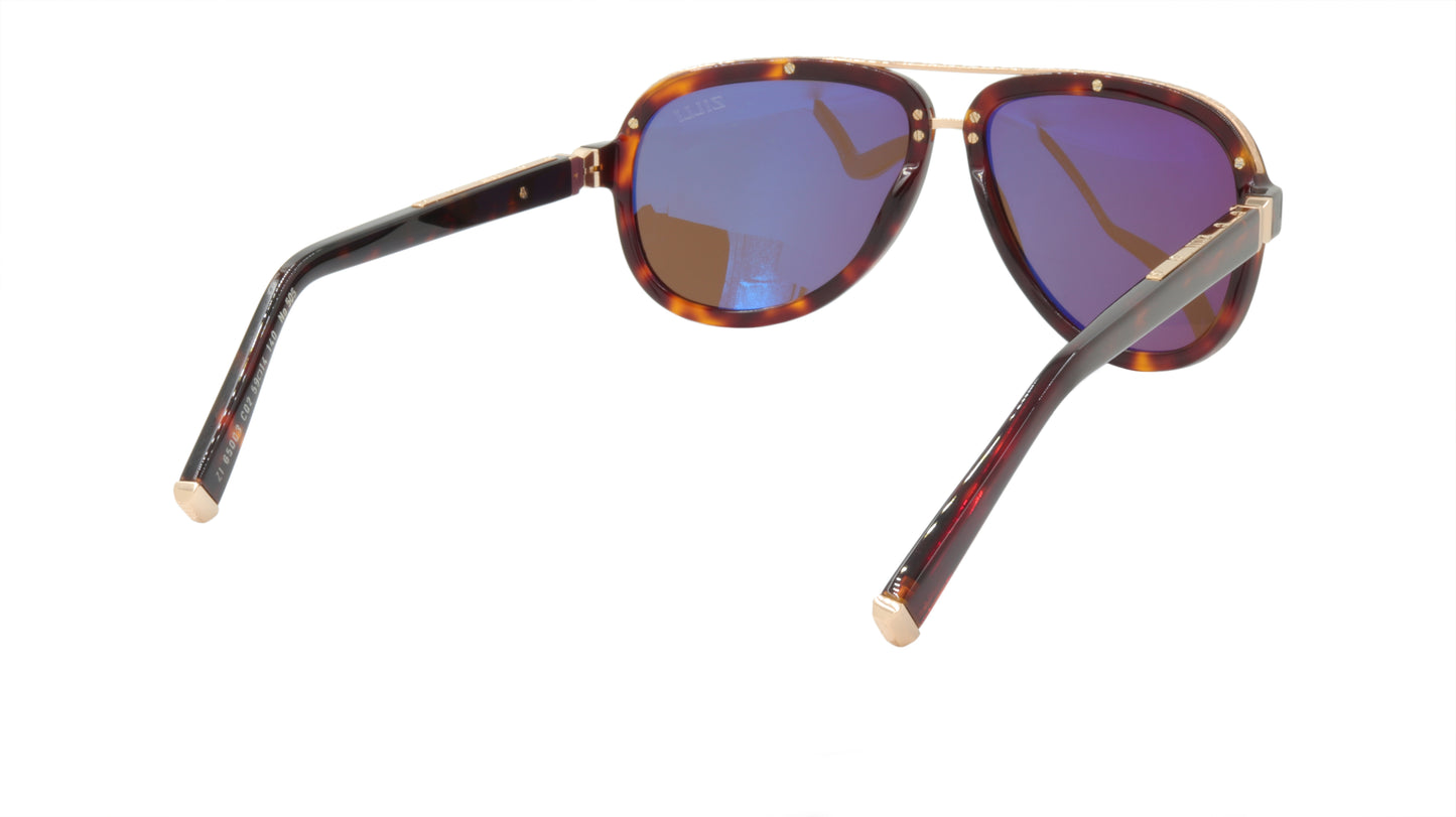 ZILLI Sunglasses Titanium Acetate Polarized France Handmade ZI 65003 C02