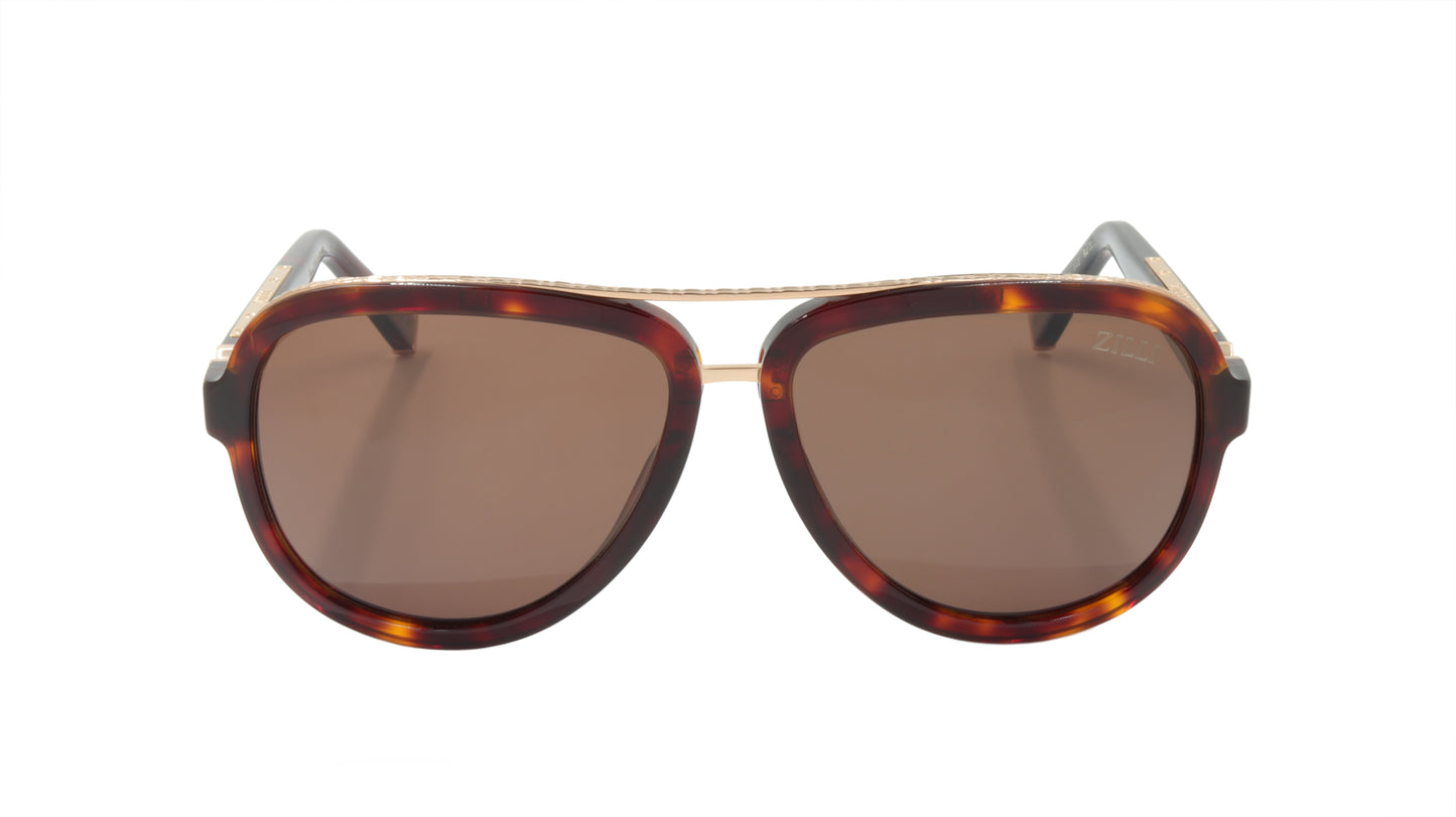 ZILLI Sunglasses Titanium Acetate Polarized France Handmade ZI 65003 C02